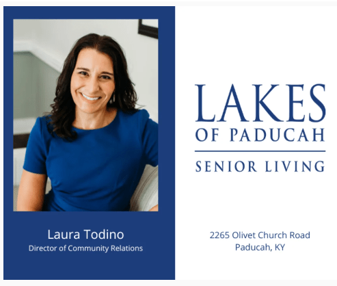 Laura Todino, Director of Community Relations at The Lakes of Paducah in Paducah, Kentucky