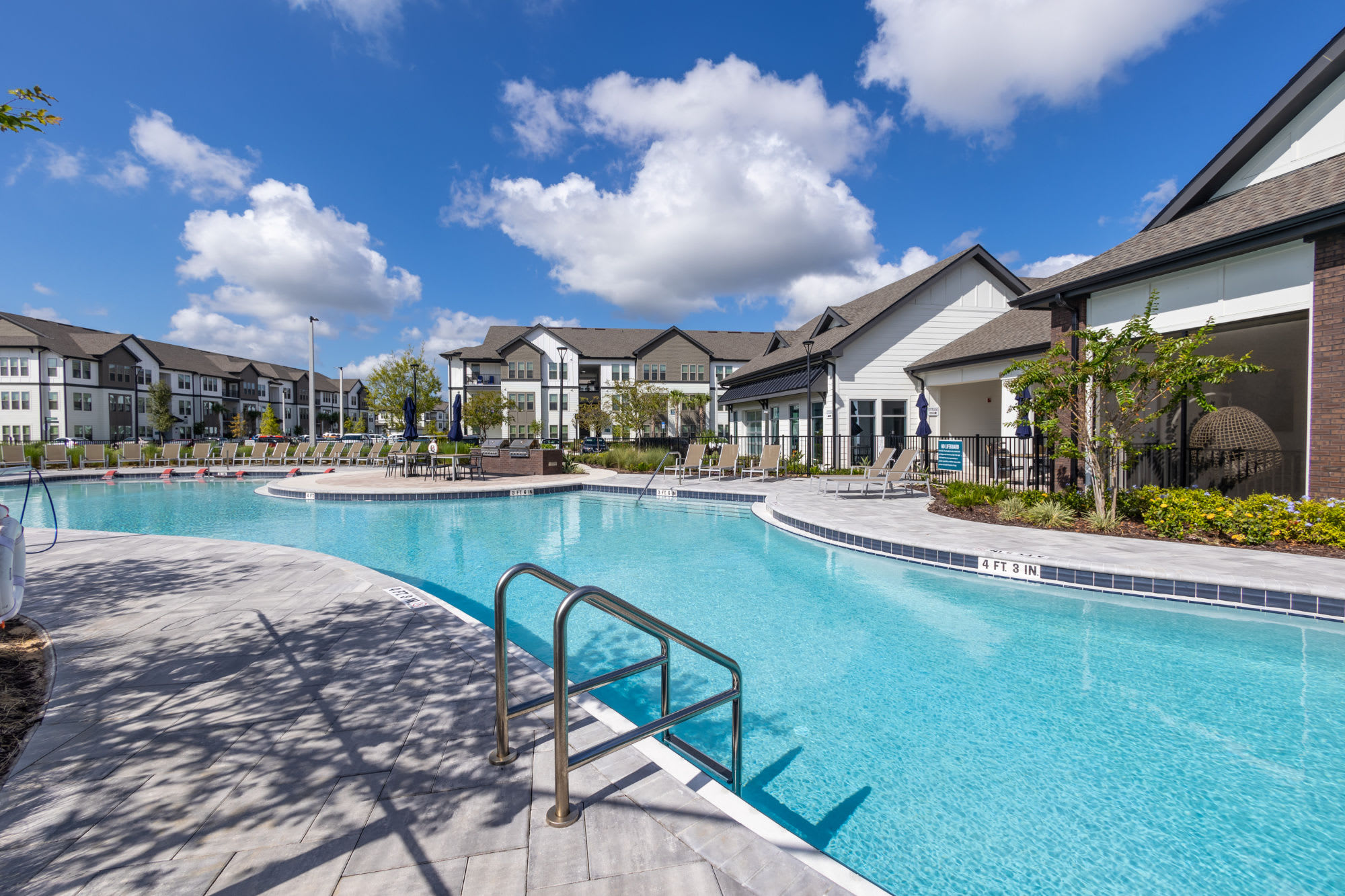 Large swimming pool at Indigo Champions Ridge in Davenport, Florida