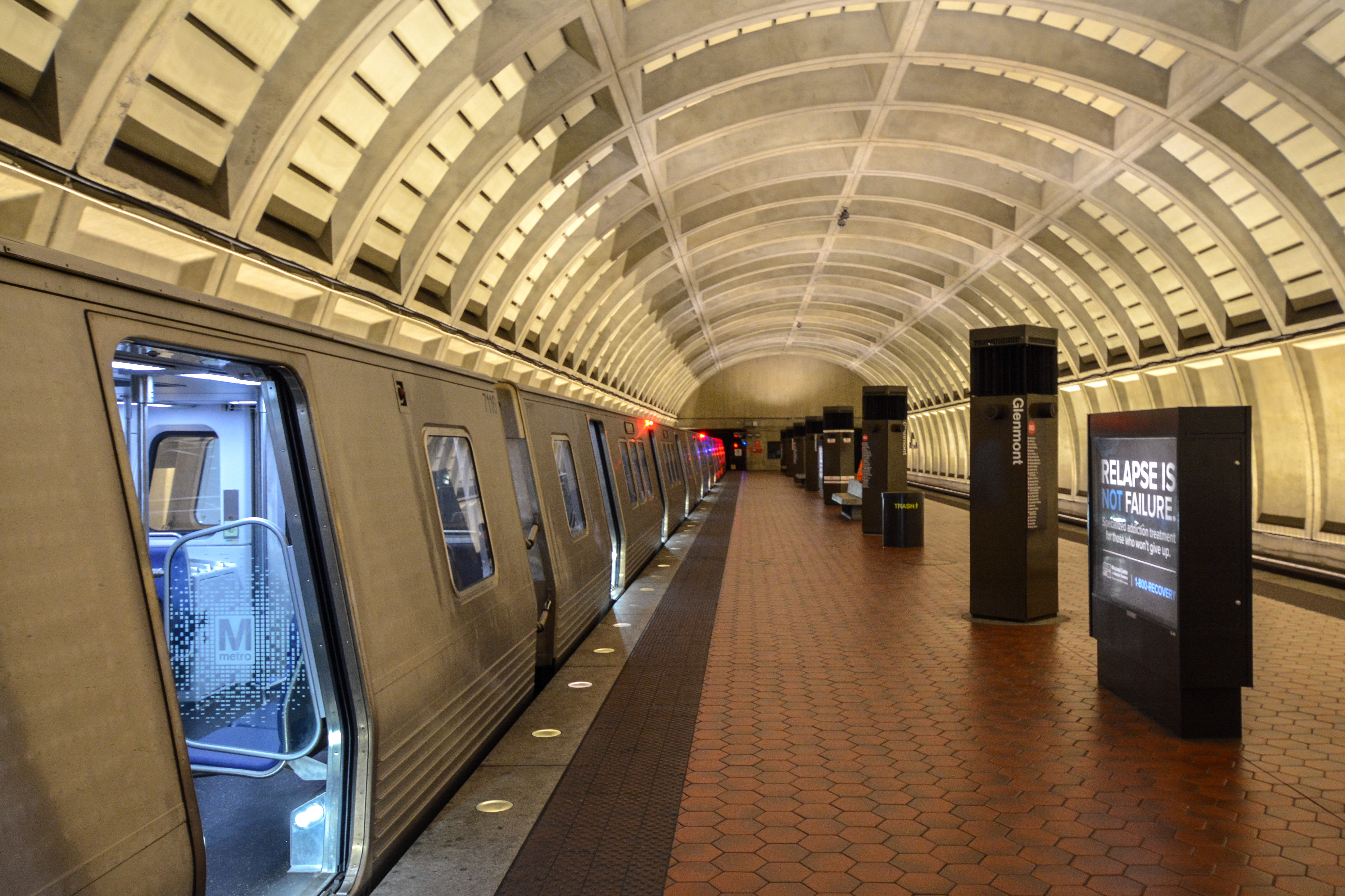 Metro station near Landmark Glenmont Station in Silver Spring, Maryland