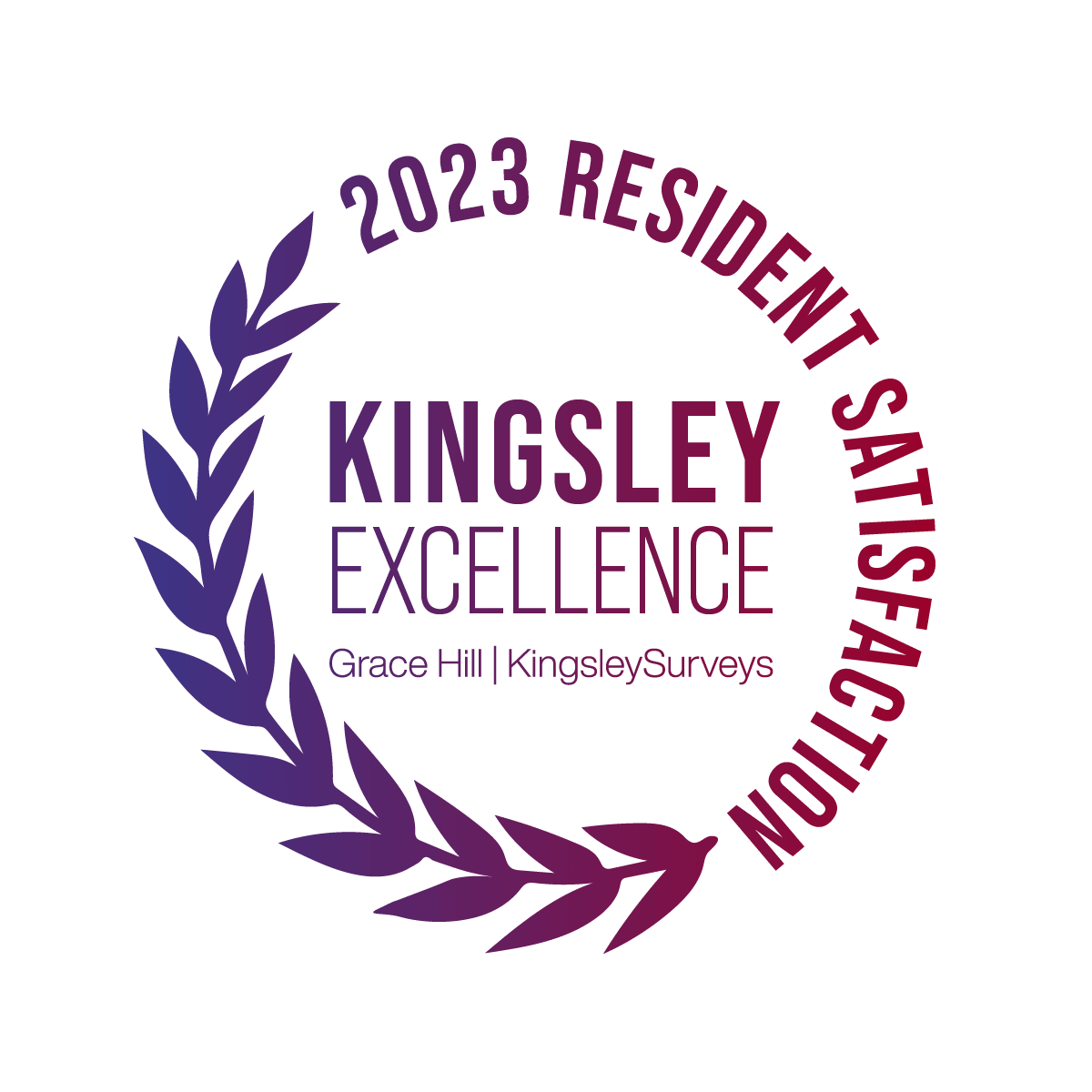 Kingsley award of excellence graphic