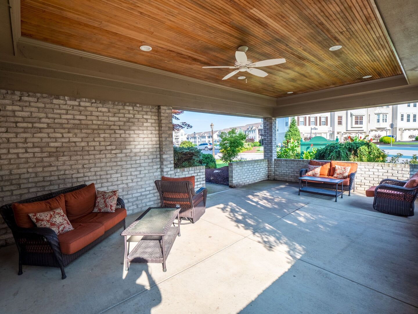 Clubhouse seating at Seven Fields Apartments in Seven Fields, Pennsylvania