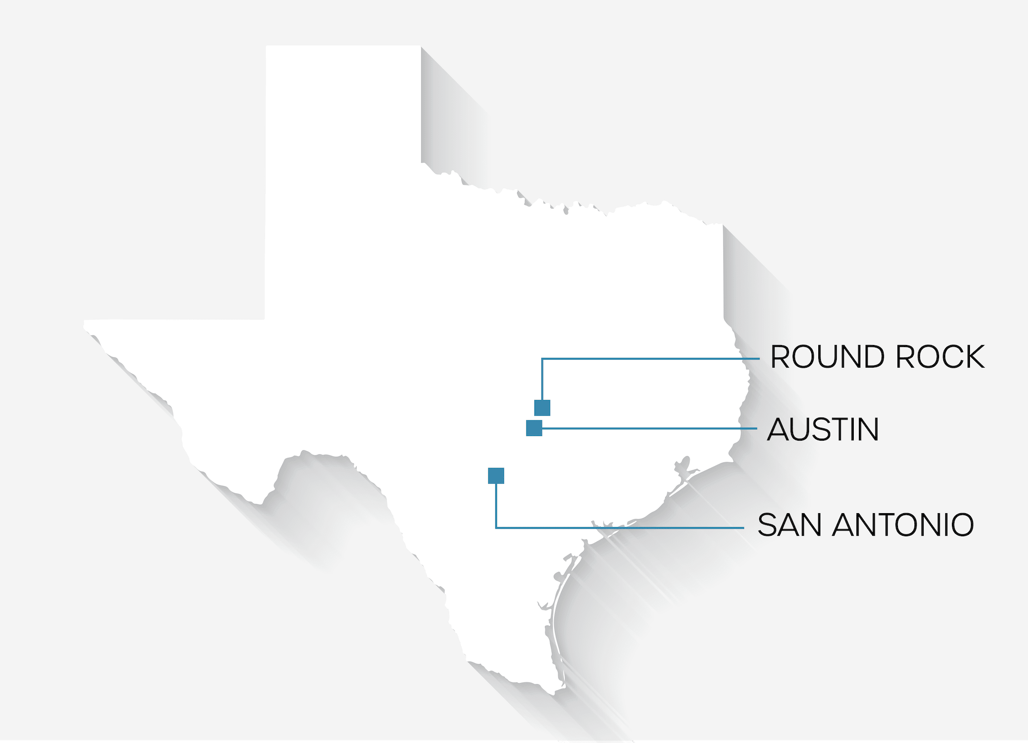Rendering of map at Quantum Leap Property  Management in Austin, Texas