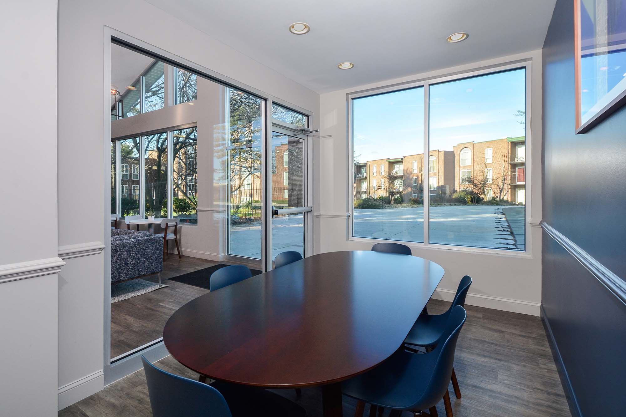 Conference room at Metro Pointe in Baltimore, Maryland