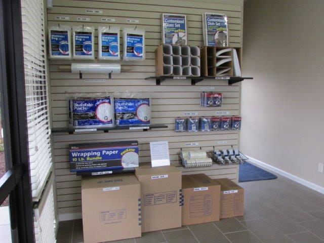 We sell moving supplies at Butterfield Self Storage in Morgan Hill, California