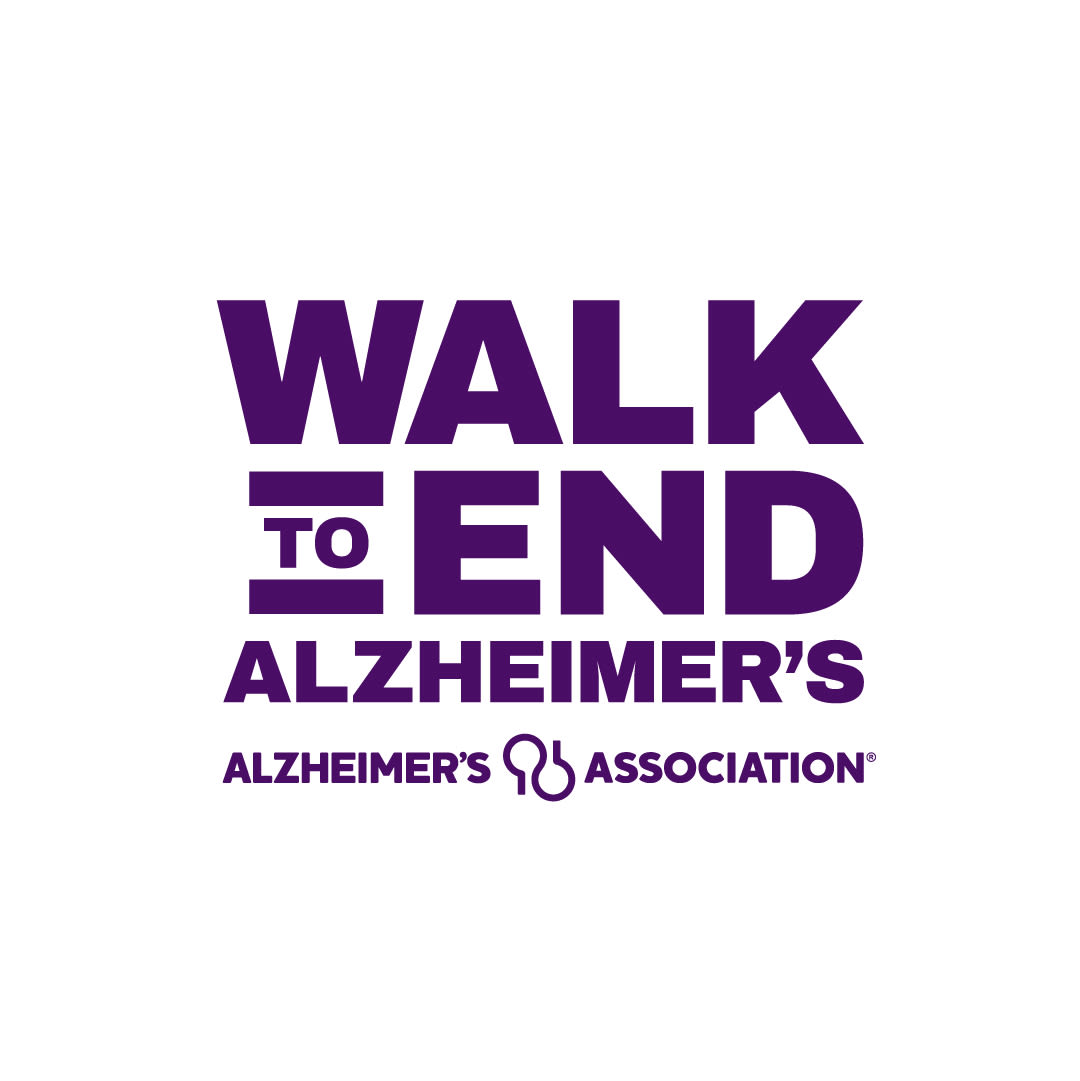 Walk to End Alzheimer's logo at Carefield Pleasanton in Pleasanton, California