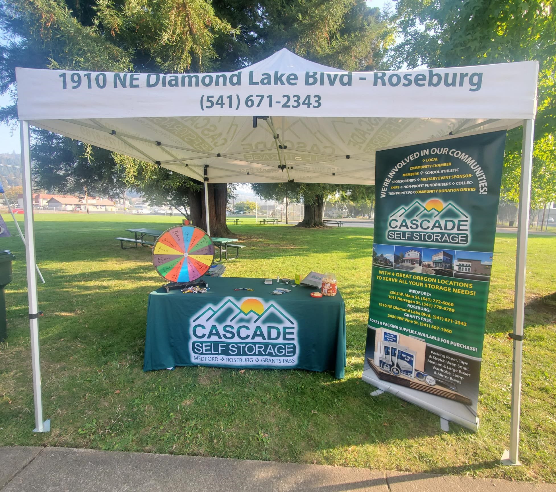 Events & Announcements for Cascade Self Storage in Roseburg, Oregon