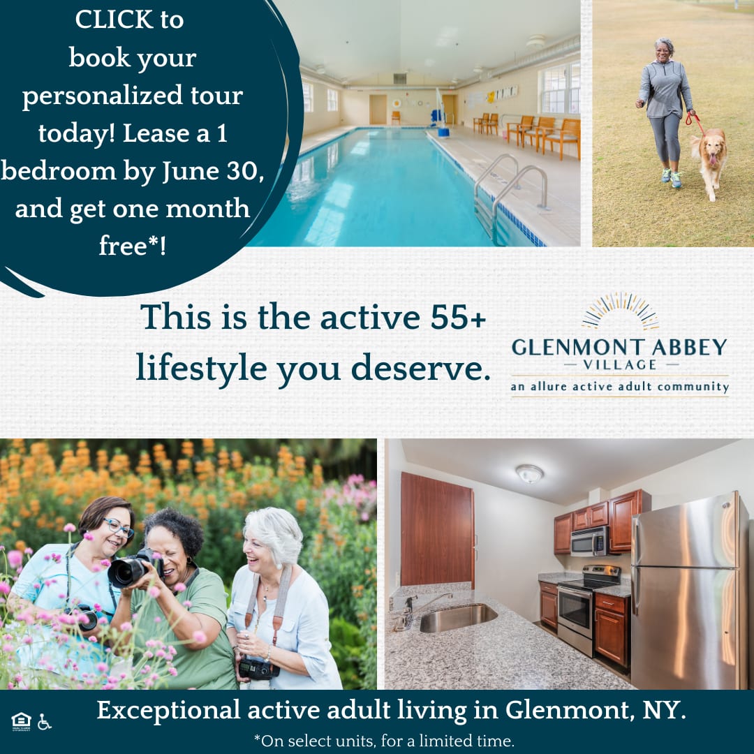 Spring special at Glenmont Abbey Village.