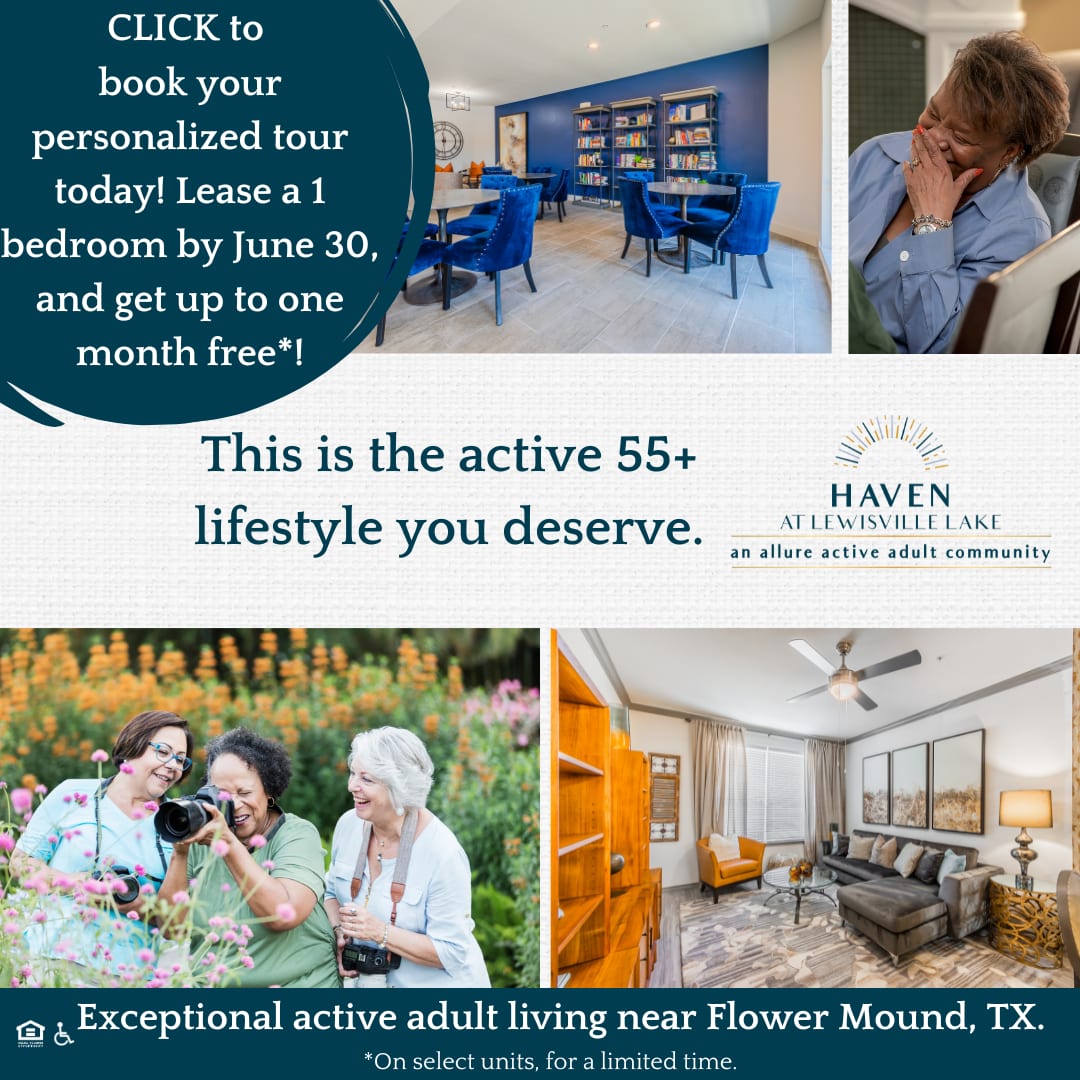Spring Special Flyer at Haven at Lewisville Lake in Lewisville, Texas.