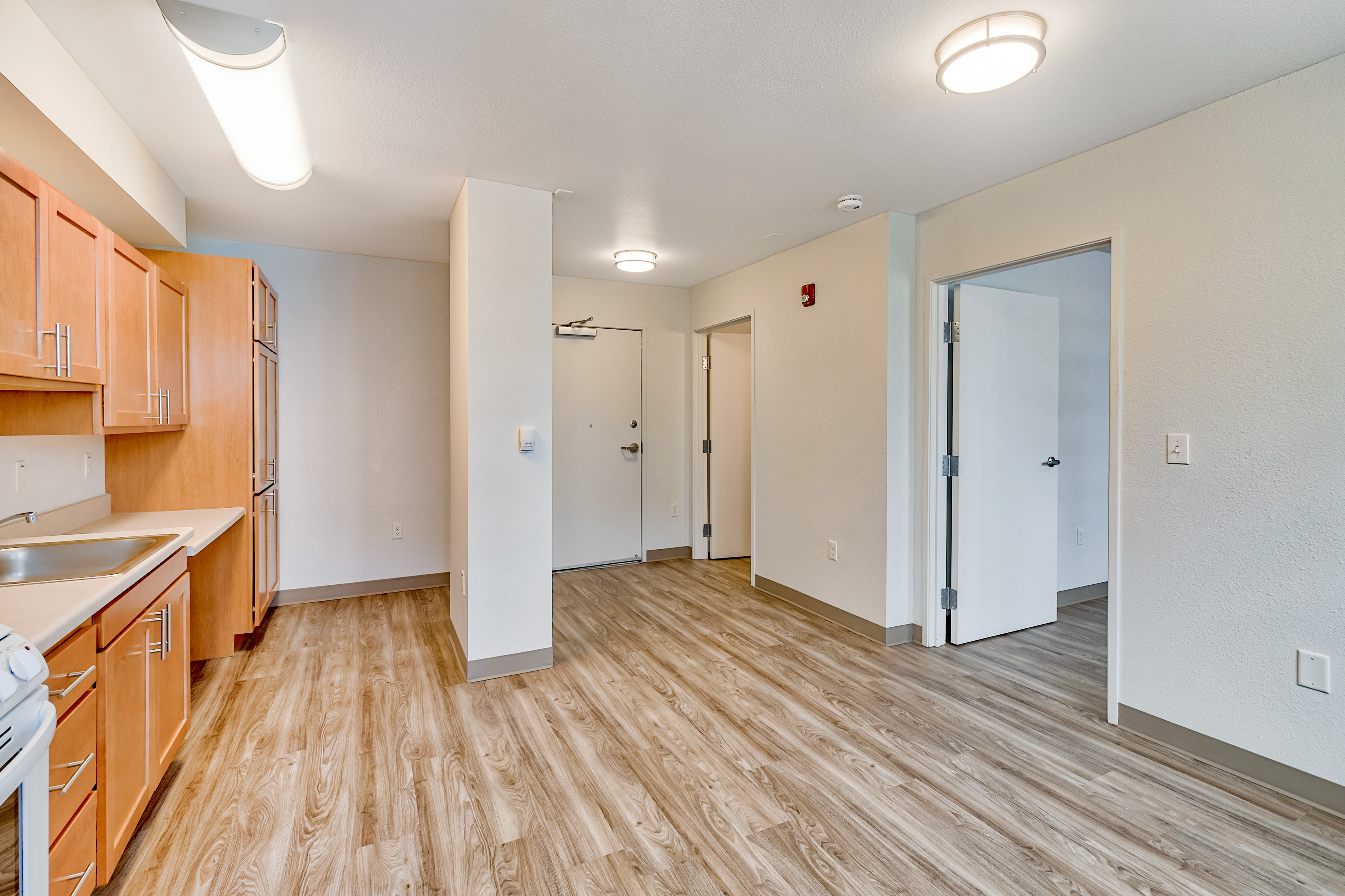 Floor plans at Drehmoor Apartments in Denver, Colorado