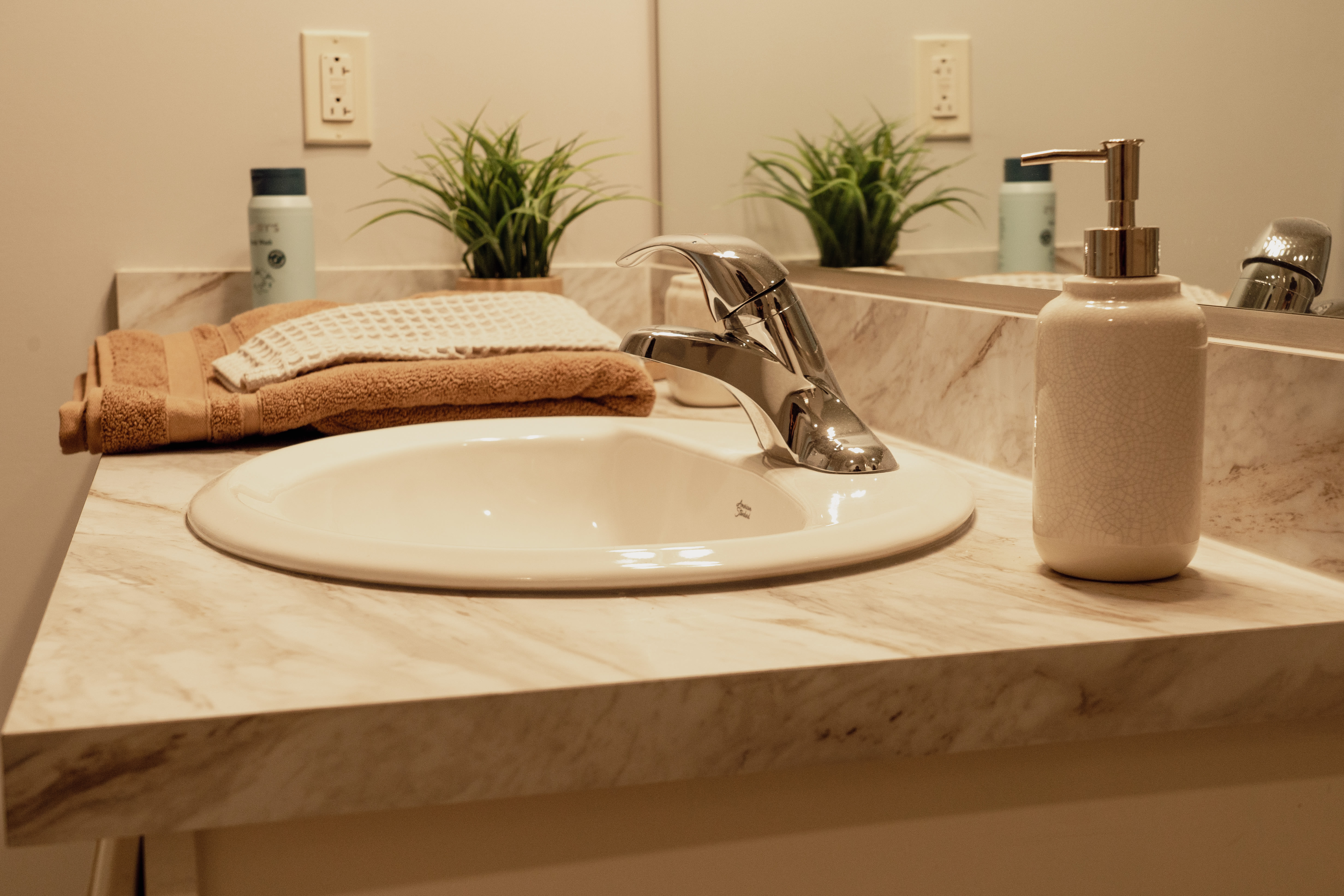 Bathroom with water faucet sink at Harmony at Kent in Dover, Delaware