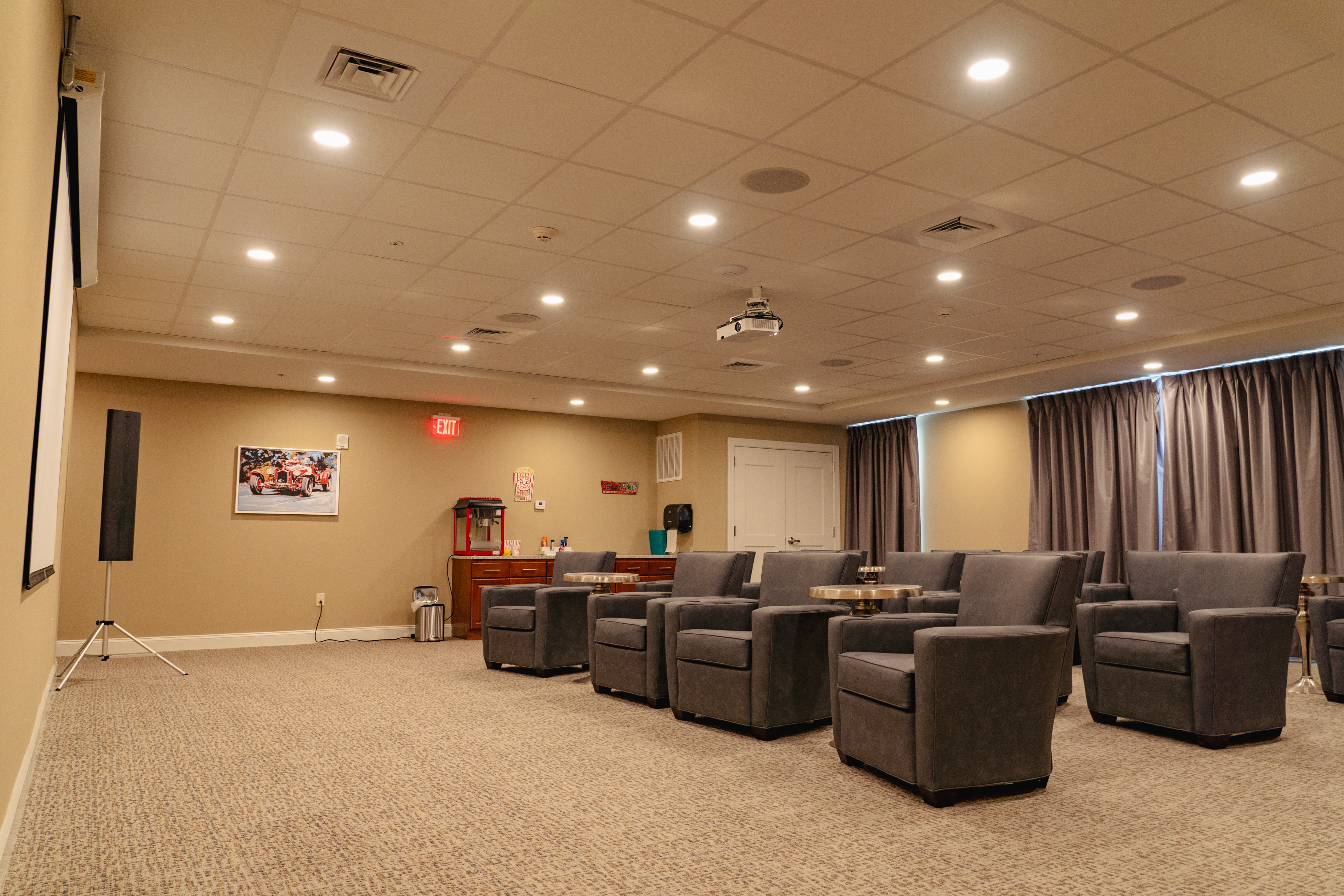 Theatre room at Harmony at Kent in Dover, Delaware