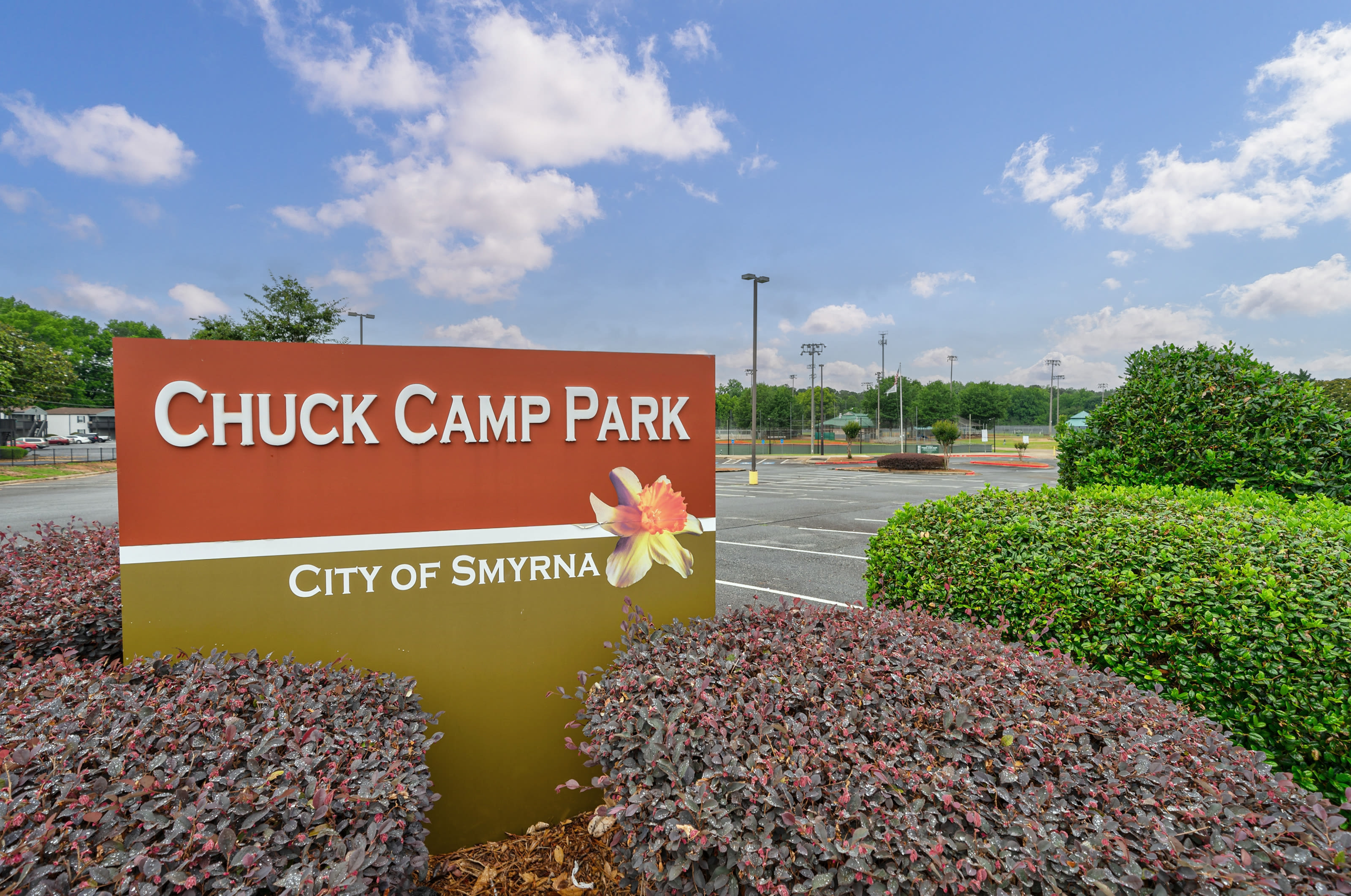 chuck camp park at Centerview Park in Smyrna, Georgia