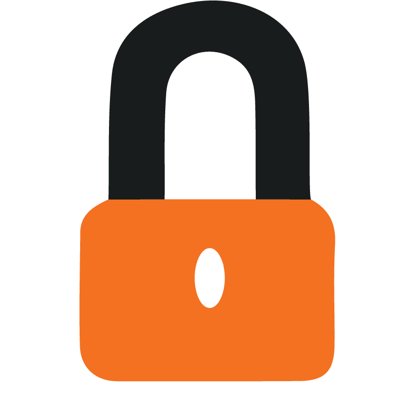 Your Storage Units Panama City lock logo
