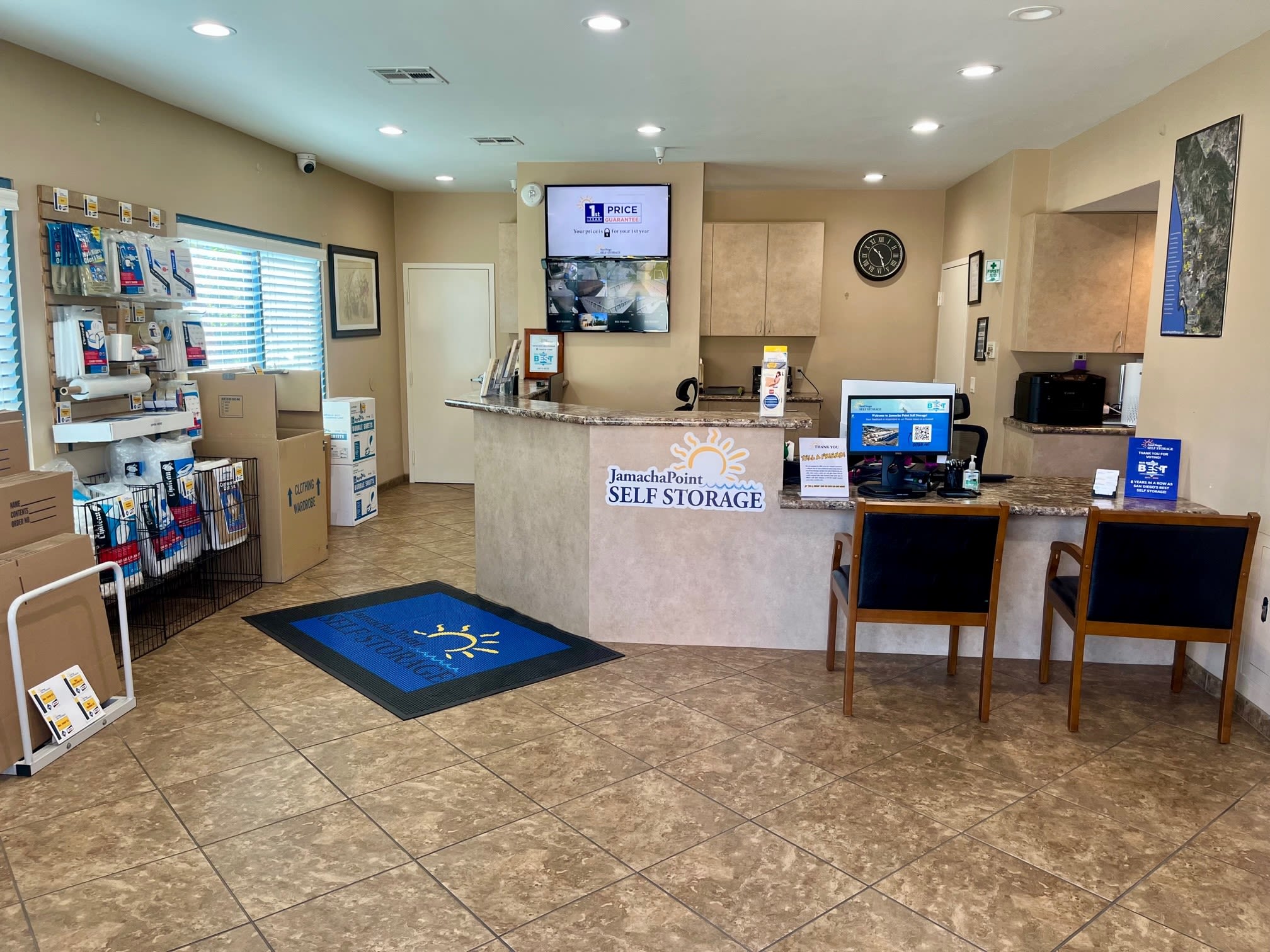 Front office at Jamacha Point Self Storage in Spring Valley, CA