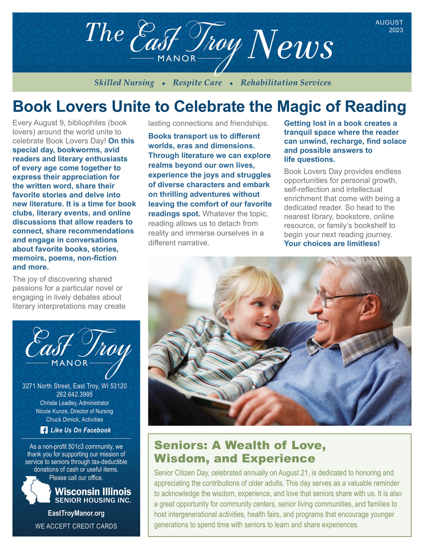 August 2023 Newsletter