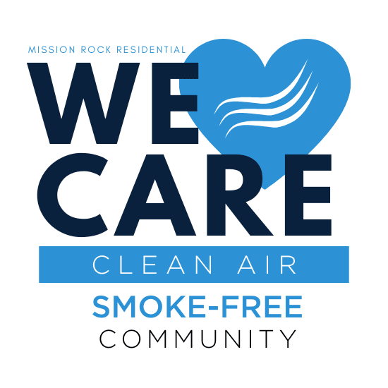 We care Smoke-Free community graphic