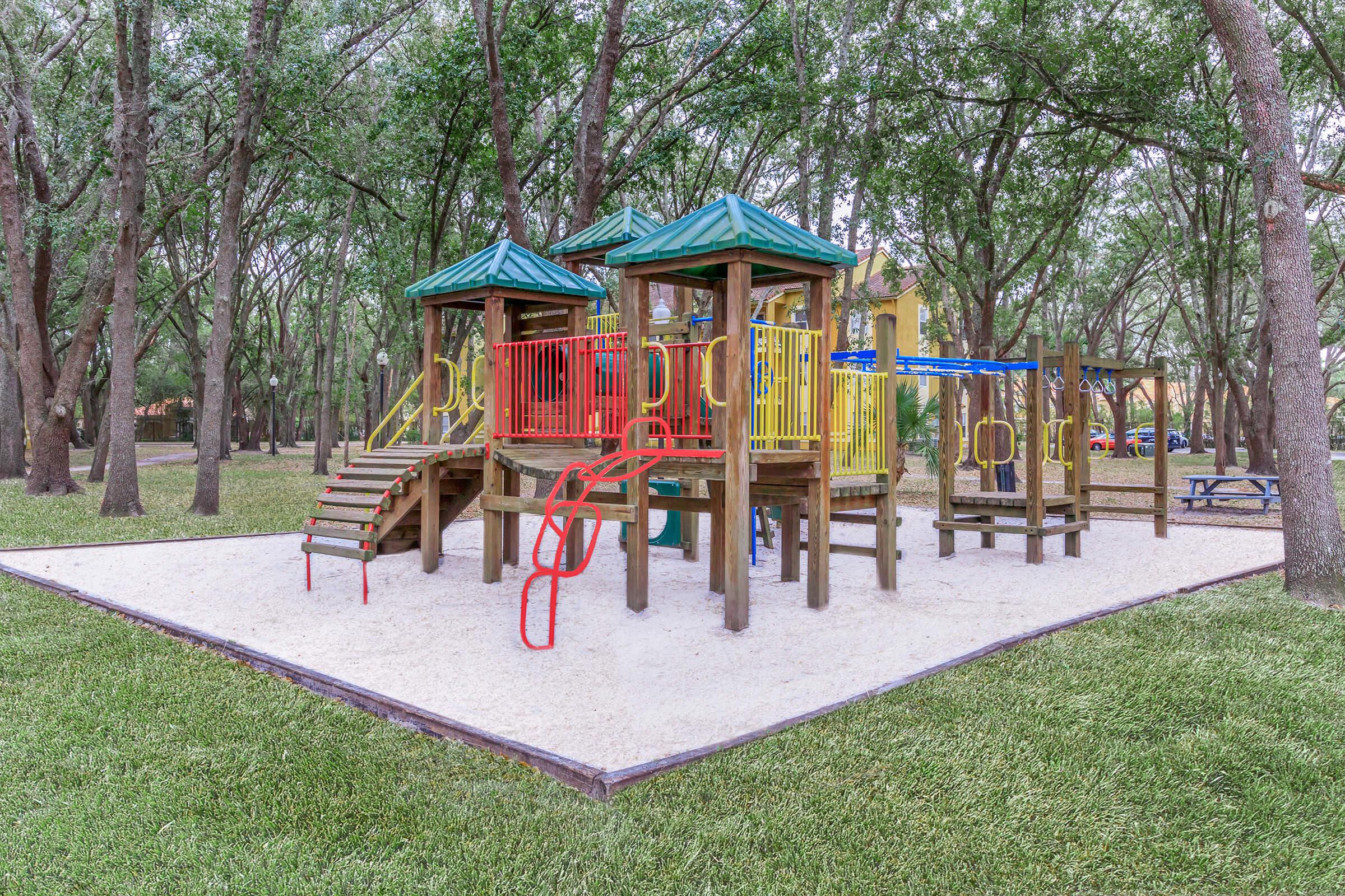 View amenities like our playground at Images Condominiums in Kissimmee, Florida