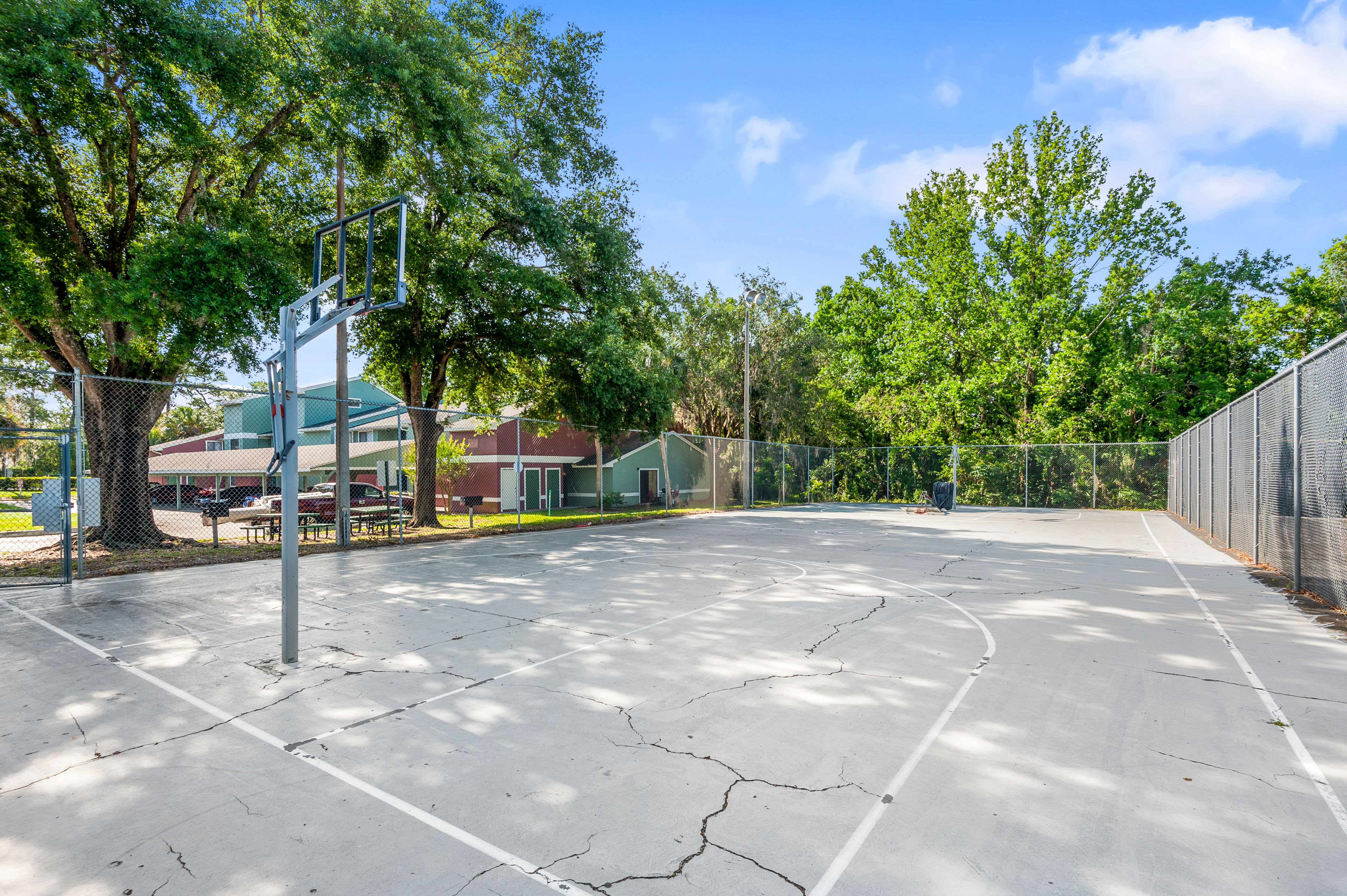 View amenities like our basketball court at Altamonte Springs, Florida