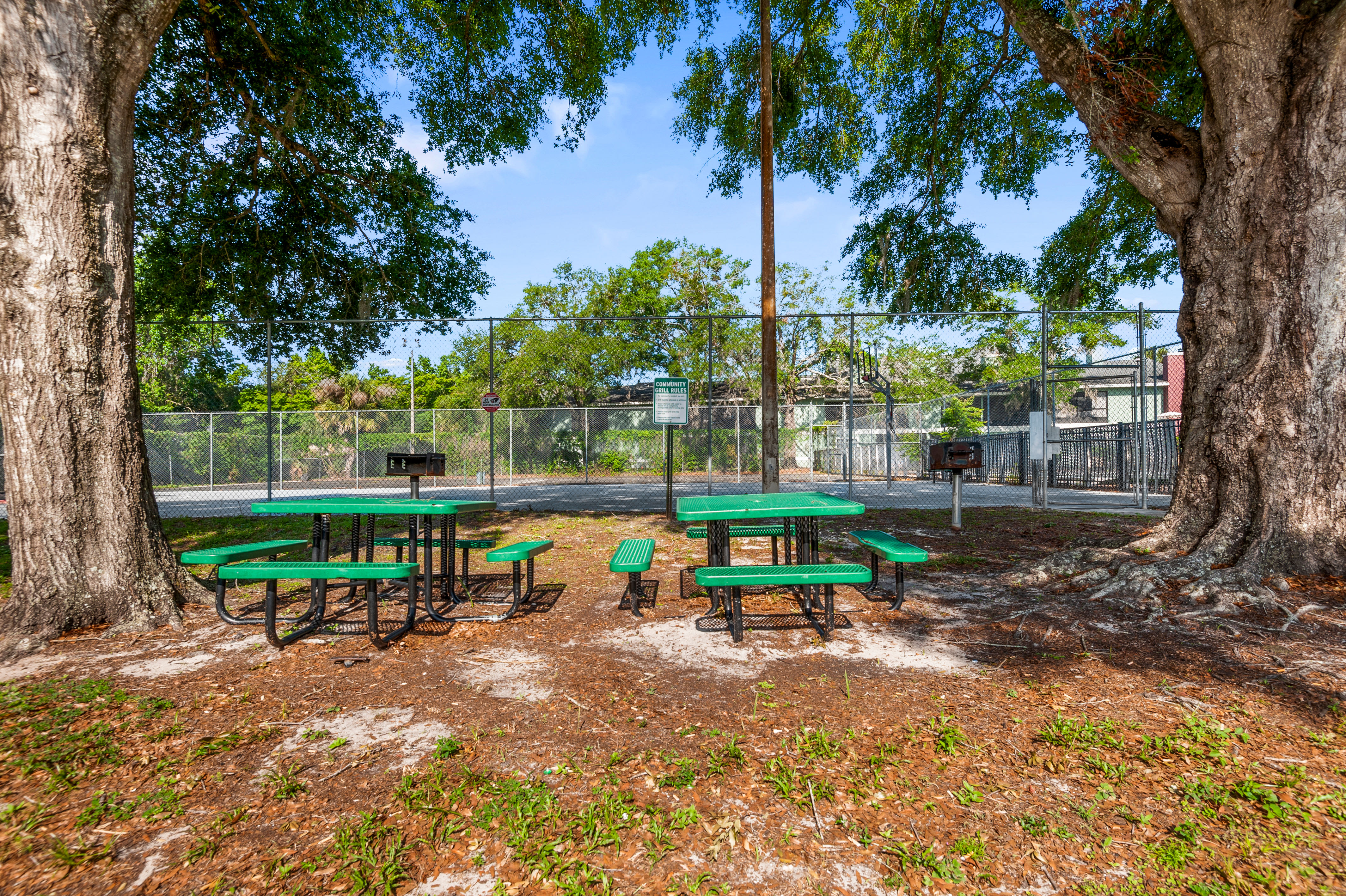 Picnic area at Stone Creek at Wekiva in Altamonte Springs, Florida