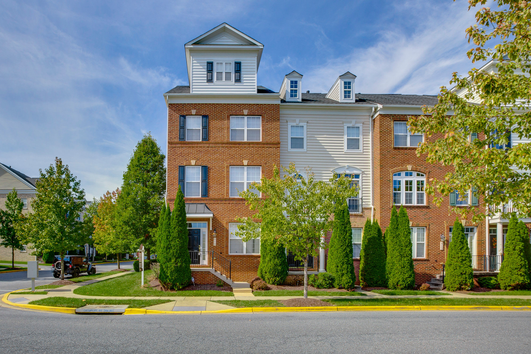 Exterior of the apartments at Summerfield at Morgan Metro in Hyattsville, Maryland