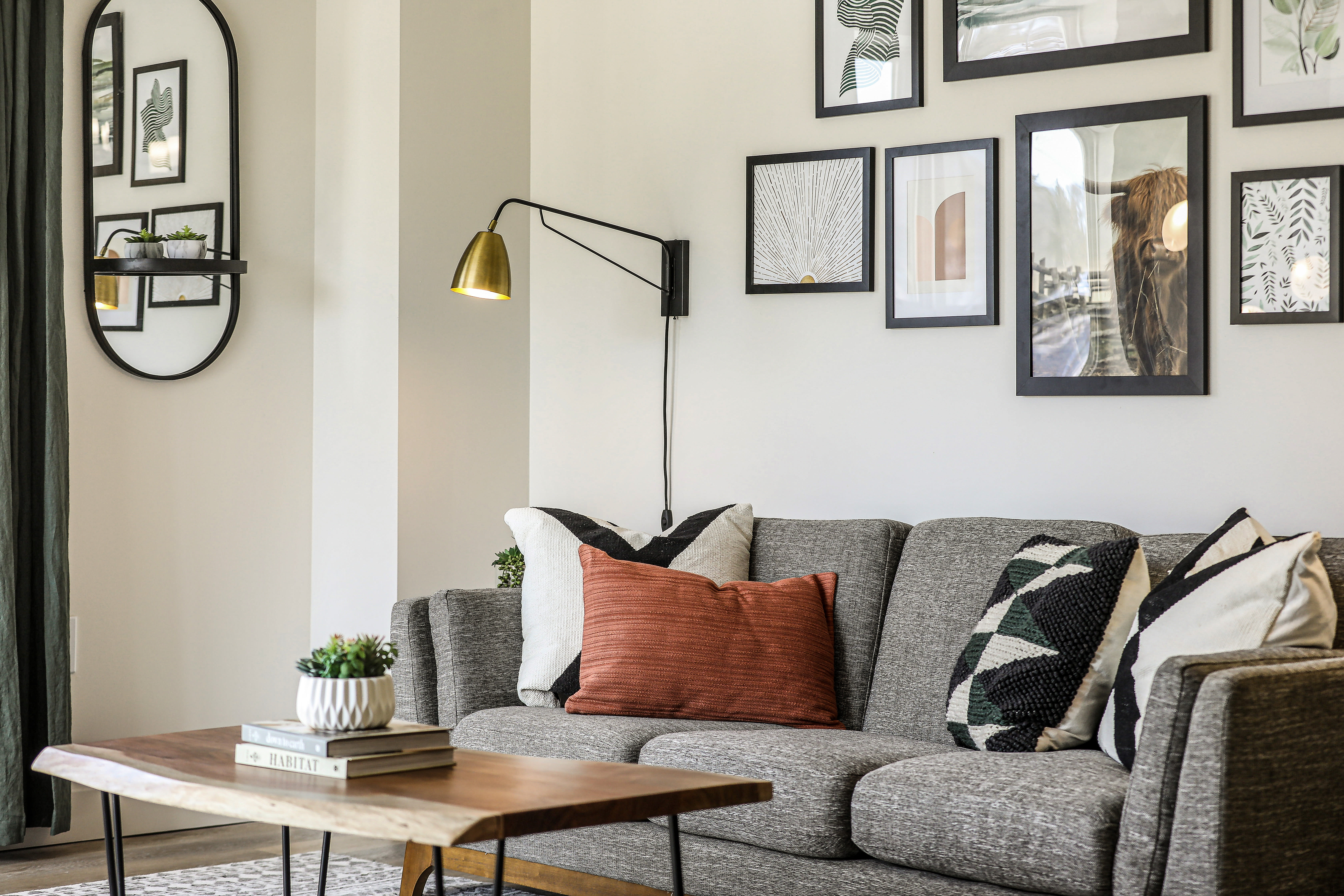 Living room at Apartments in Danvers, Massachusetts