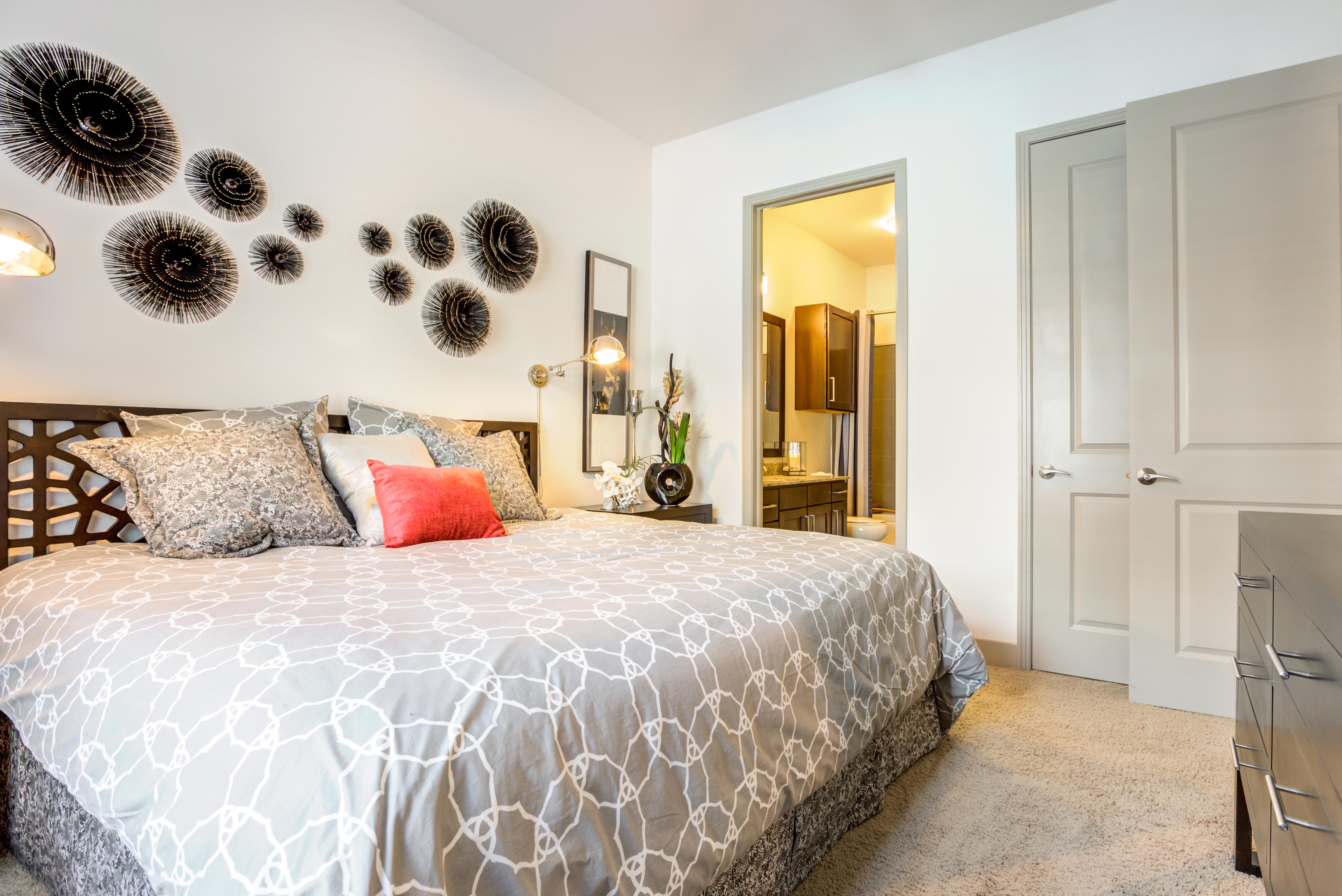 Bedroom at Helios in Englewood, Colorado