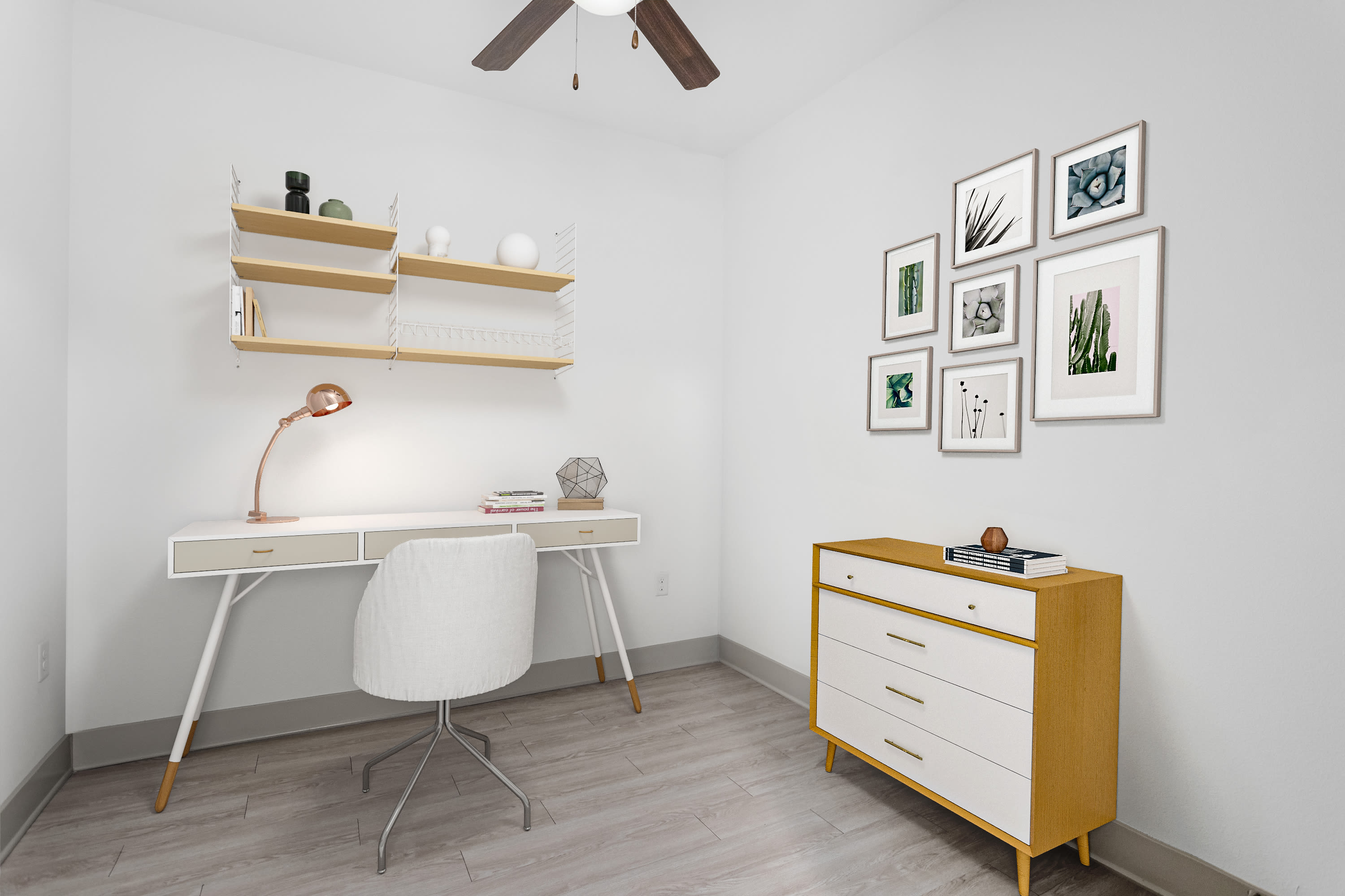 Work area at Helios in Englewood, Colorado