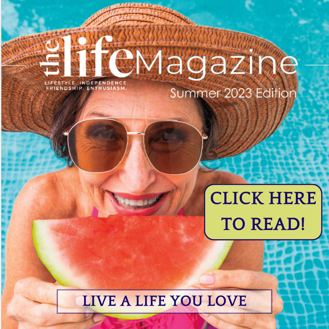 The LIFE magazine promoting Allure's active adult lifestyle.