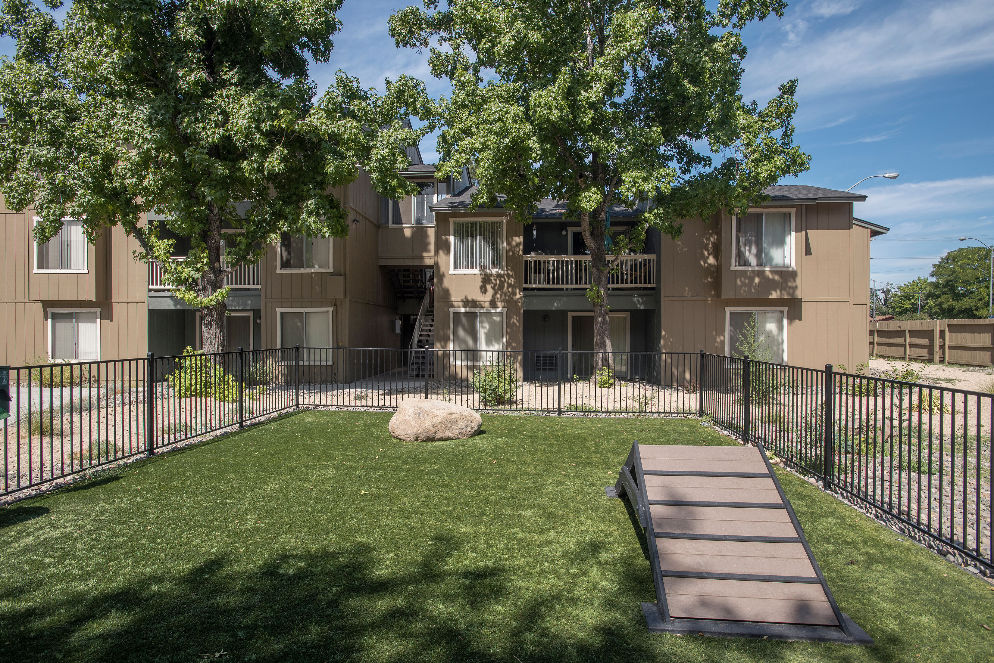 View amenities like our dog park at Keyway Apartments in Sparks, Nevada