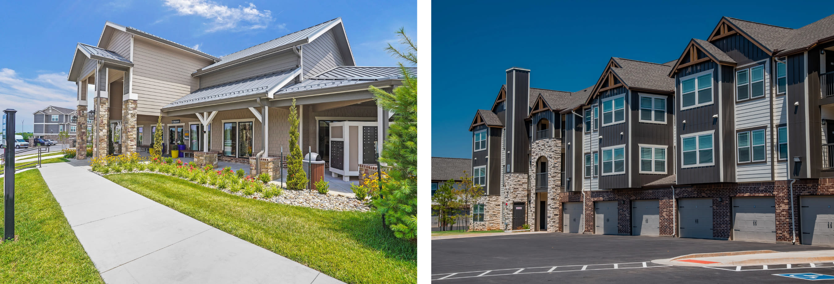 Exterior view of our newest properties, Ridge at 66 in Yukon, OK and Chisholm Pointe in OKC, OK.