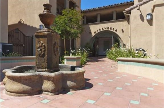 Courtyard at Mirandela in Rancho Palos Verdes, California