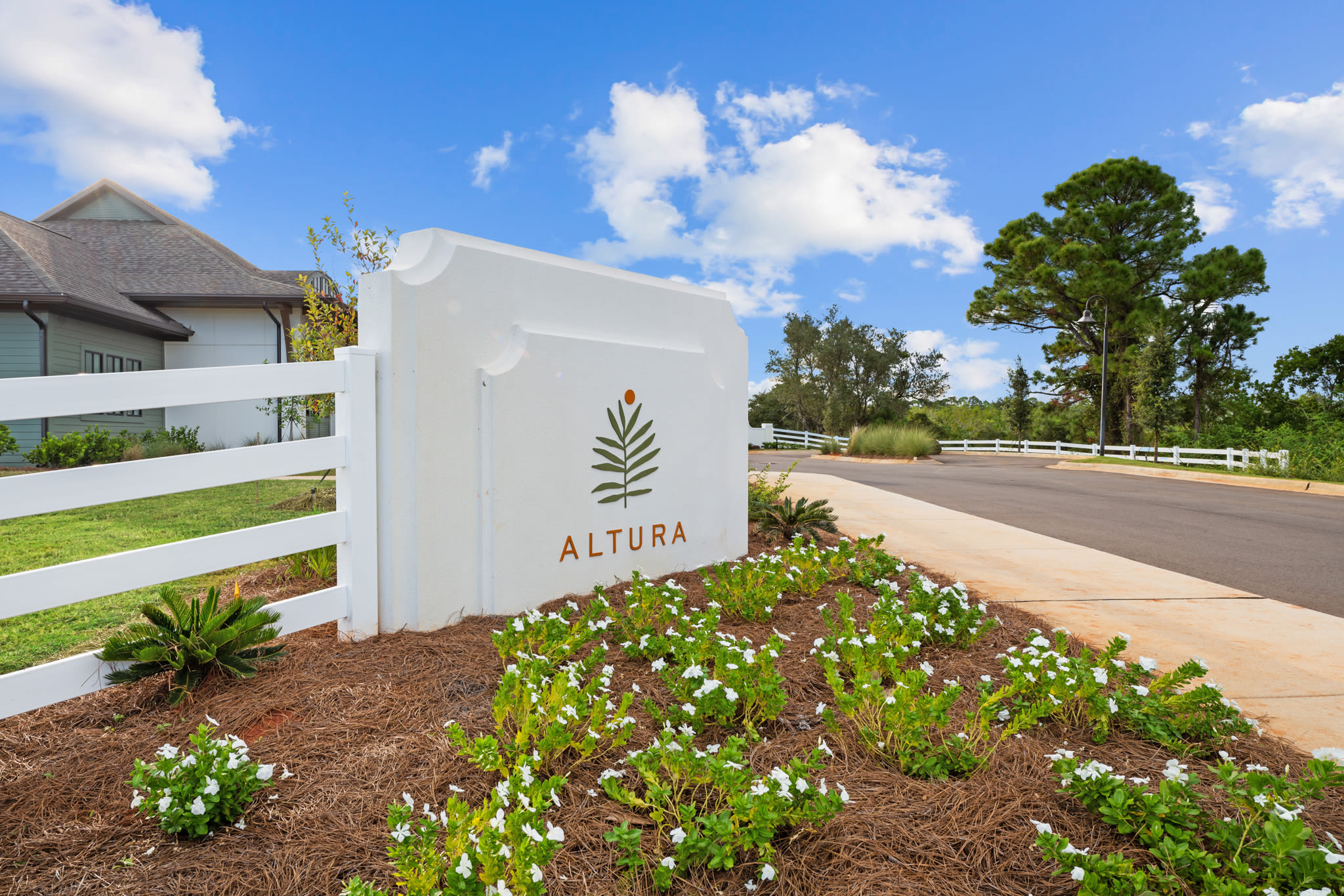 Entrance sign at Altura | Apartments & Townhomes in Pensacola, Florida