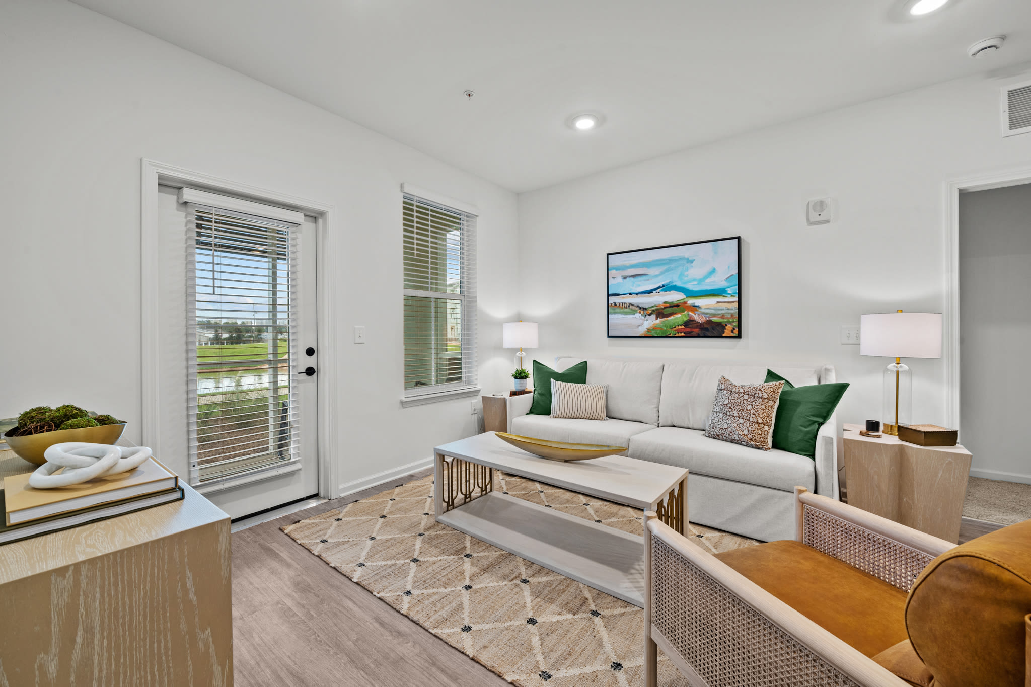 Spacious living room at Altura | Apartments & Townhomes in Pensacola, Florida