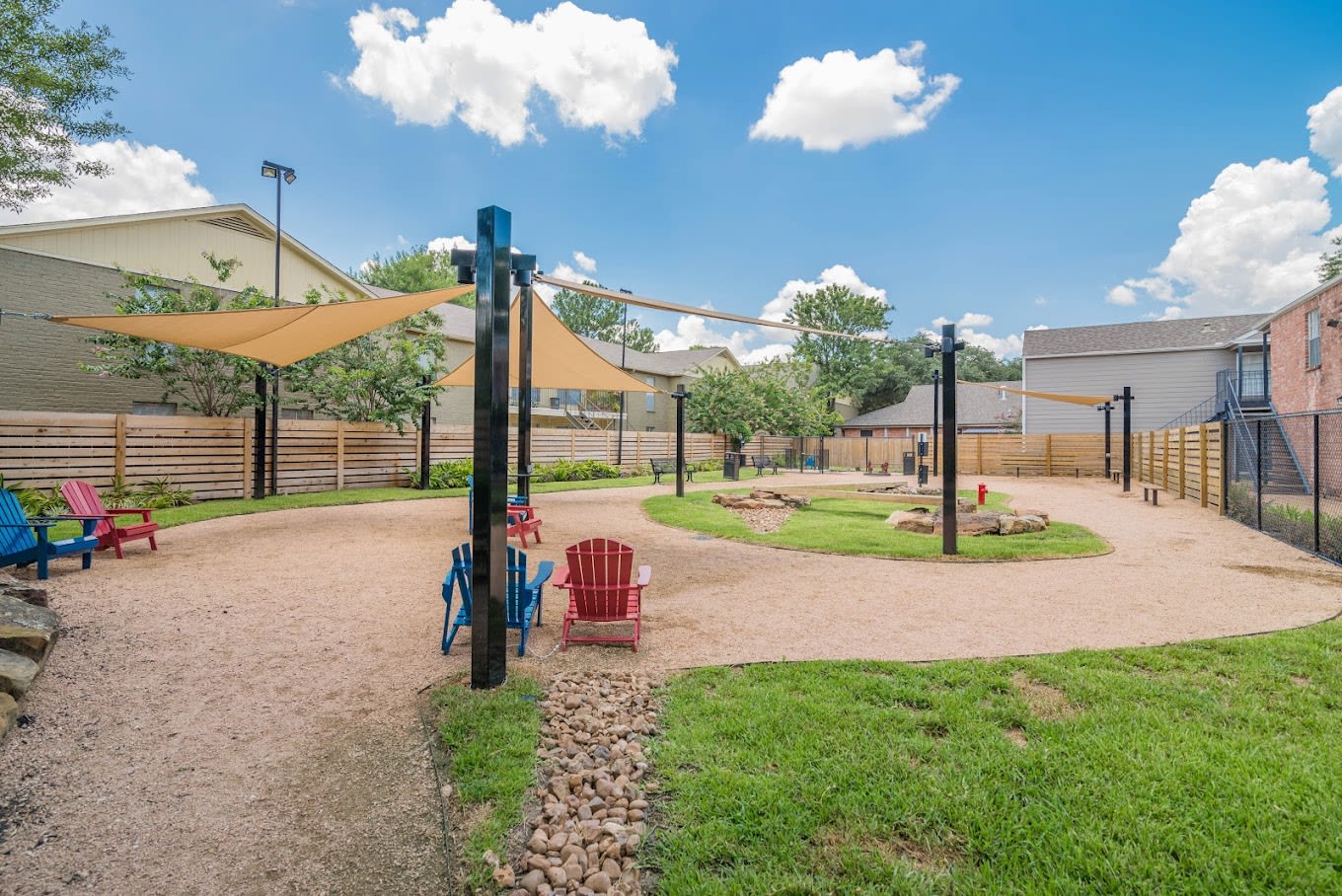 Dog Park at Oaks of Timbergrove in Houston, Texas