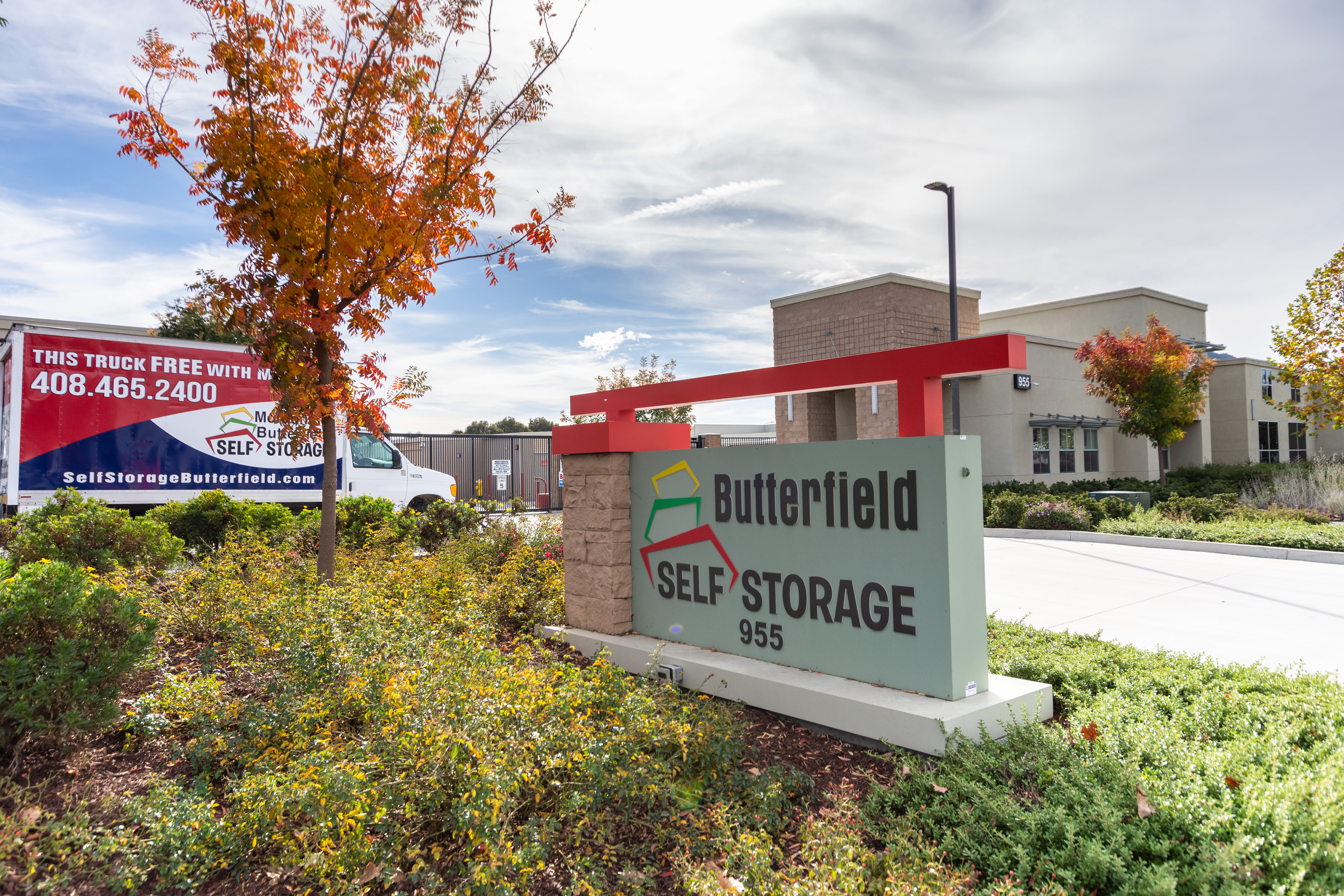 Map & Directions to Butterfield Self Storage in Morgan Hill, California