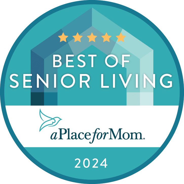 A Place for Mom Best of Senior Living award for Grand Villa of Clearwater in Clearwater, Florida