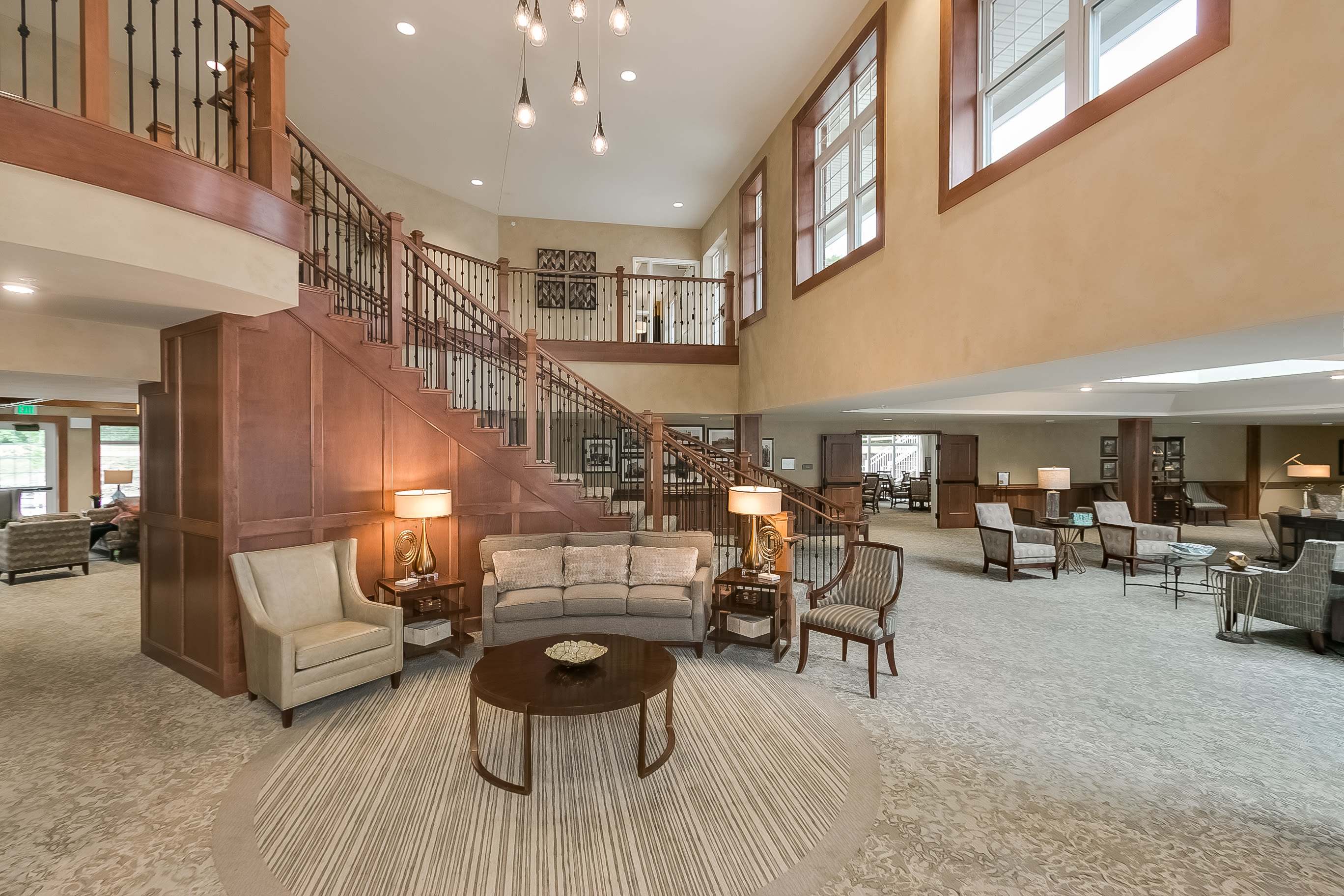 Large clubhouse with great features at Amira in Bloomington, Minnesota