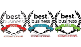 '21, '22, '23 Best business award logo