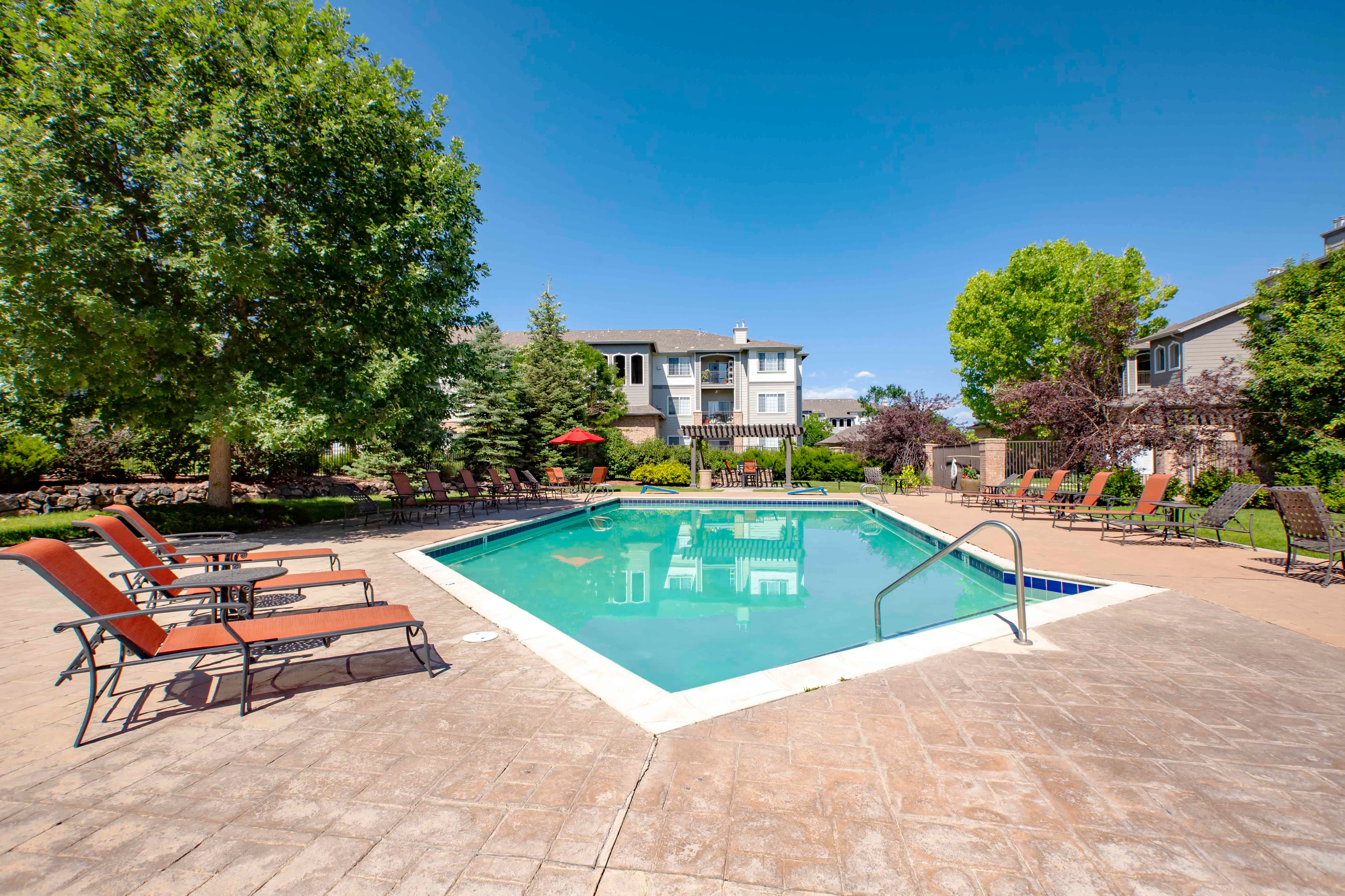  Swimming pool at Cherrywood Village Apartments, Parker, Colorado
