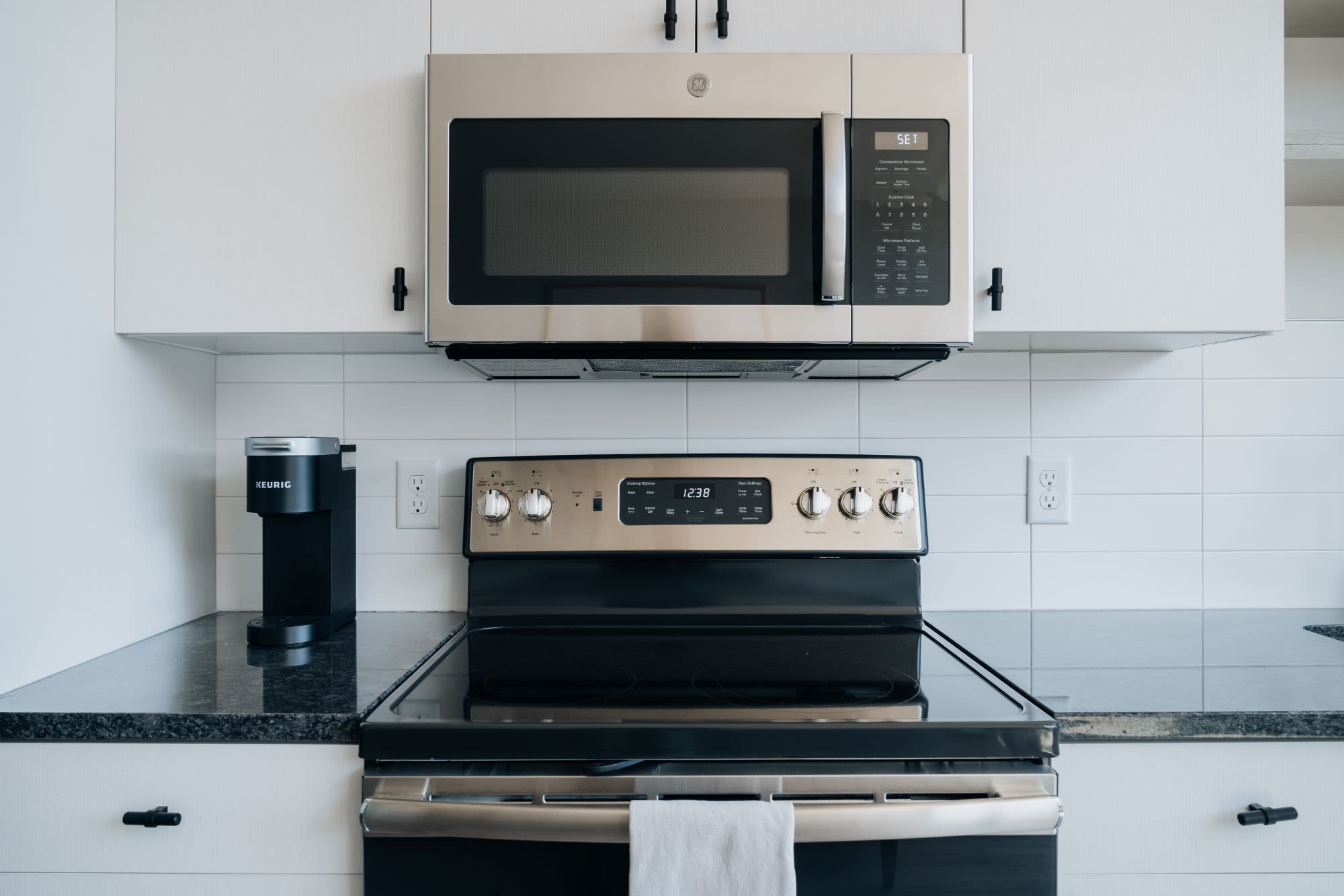 Rendering of kitchen at Studio Park Lofts & Tower in Grand Rapids, Michigan