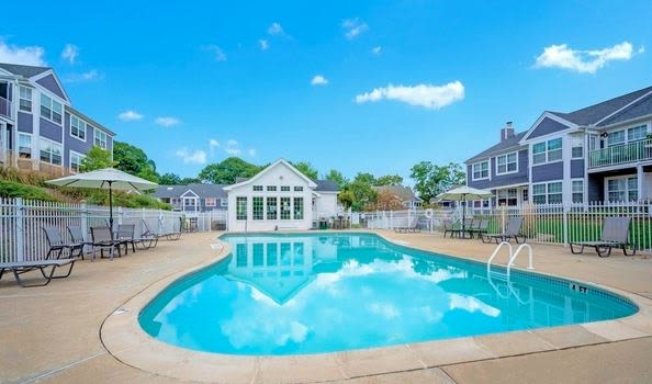 Our Modern Apartments in East Haven, Connecticut showcase a Swimming Pool