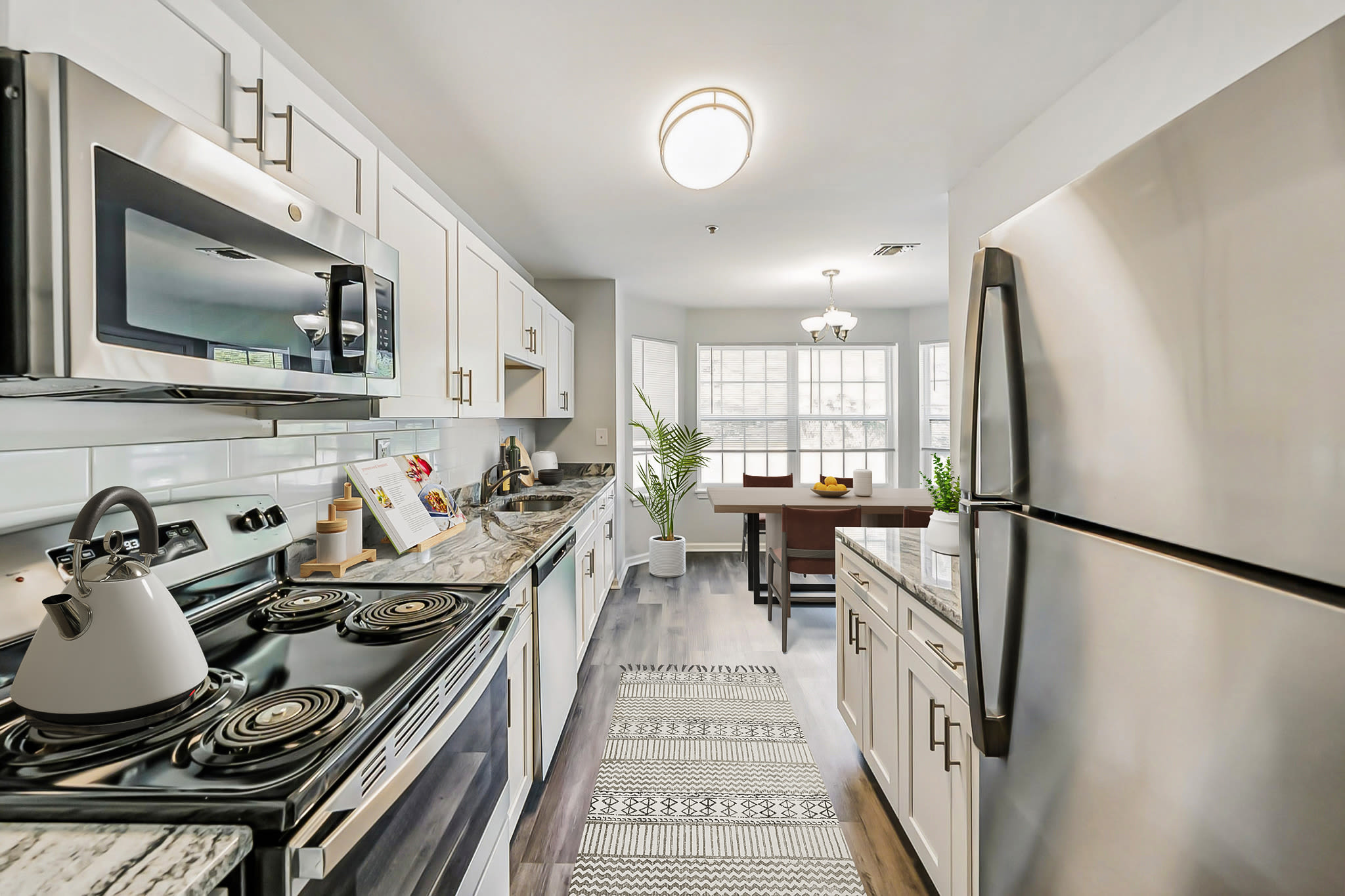 Modern Apartments with a Kitchen at Summit at Mill Ridge