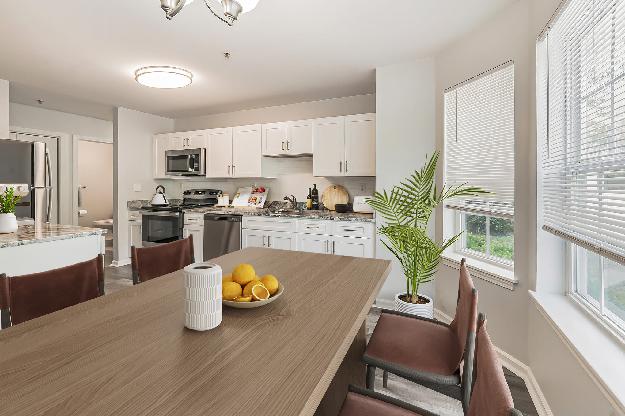 Our Modern Apartments in East Haven, Connecticut showcase a Dining Room