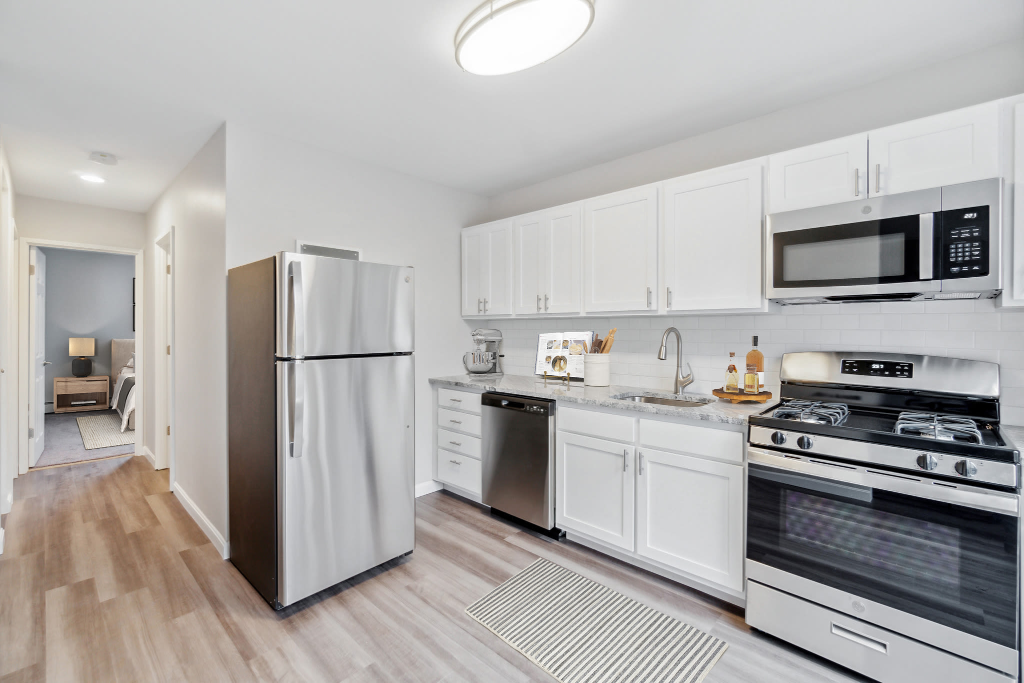 kitchen at Eagle Rock Apartments & Townhomes at Brighton in Brighton, Massachusetts