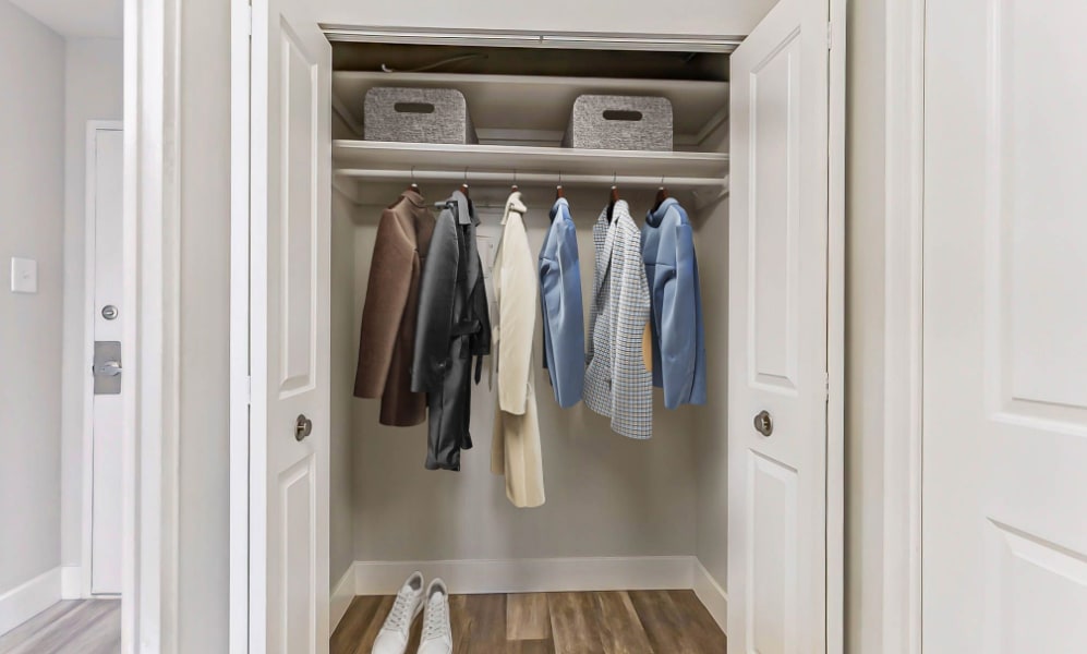 Lots of closet space at Chestnut Hill Tower in Philadelphia, Pennsylvania