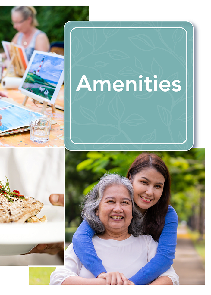Learn more about amenities at Carefield Castro Valley in Castro Valley, California. 