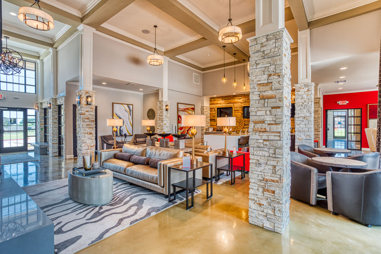 Spacious clubhouse at Davies Ranch in Austin, Texas