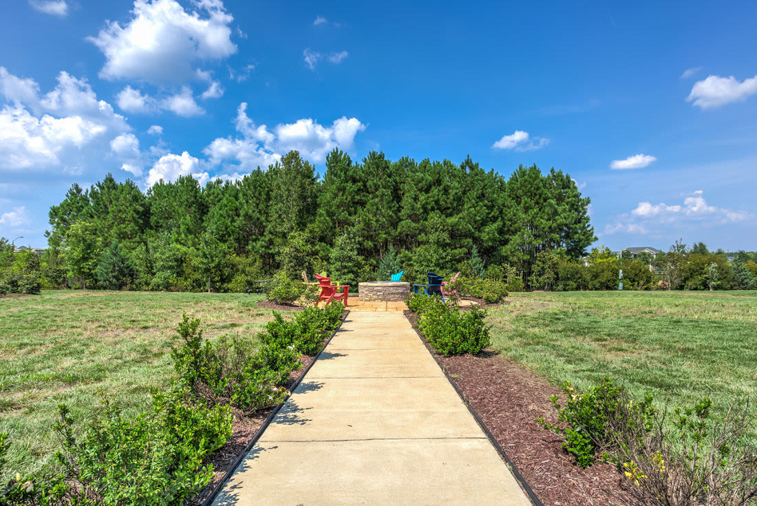 Natural greenery at Adeline at White Oak in Garner, North Carolina