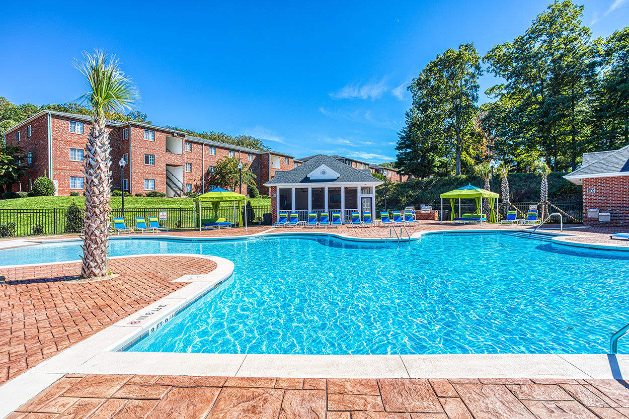 Swimming pool at Ascot Point Village in Asheville, North Carolina
