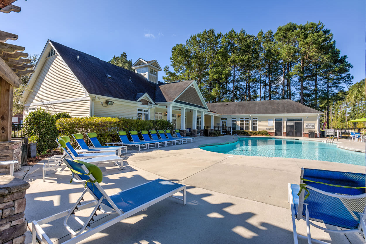 Swimming pool at Bolton's Landing in Charleston, South Carolina
